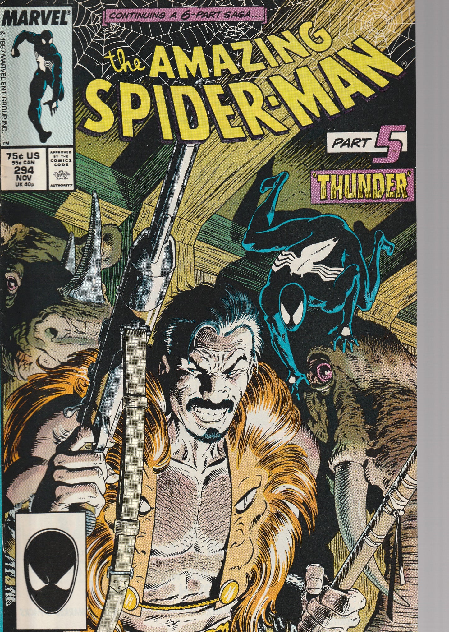 AMAZING SPIDER-MAN #294 - DEATH OF KRAVEN THE HUNTER