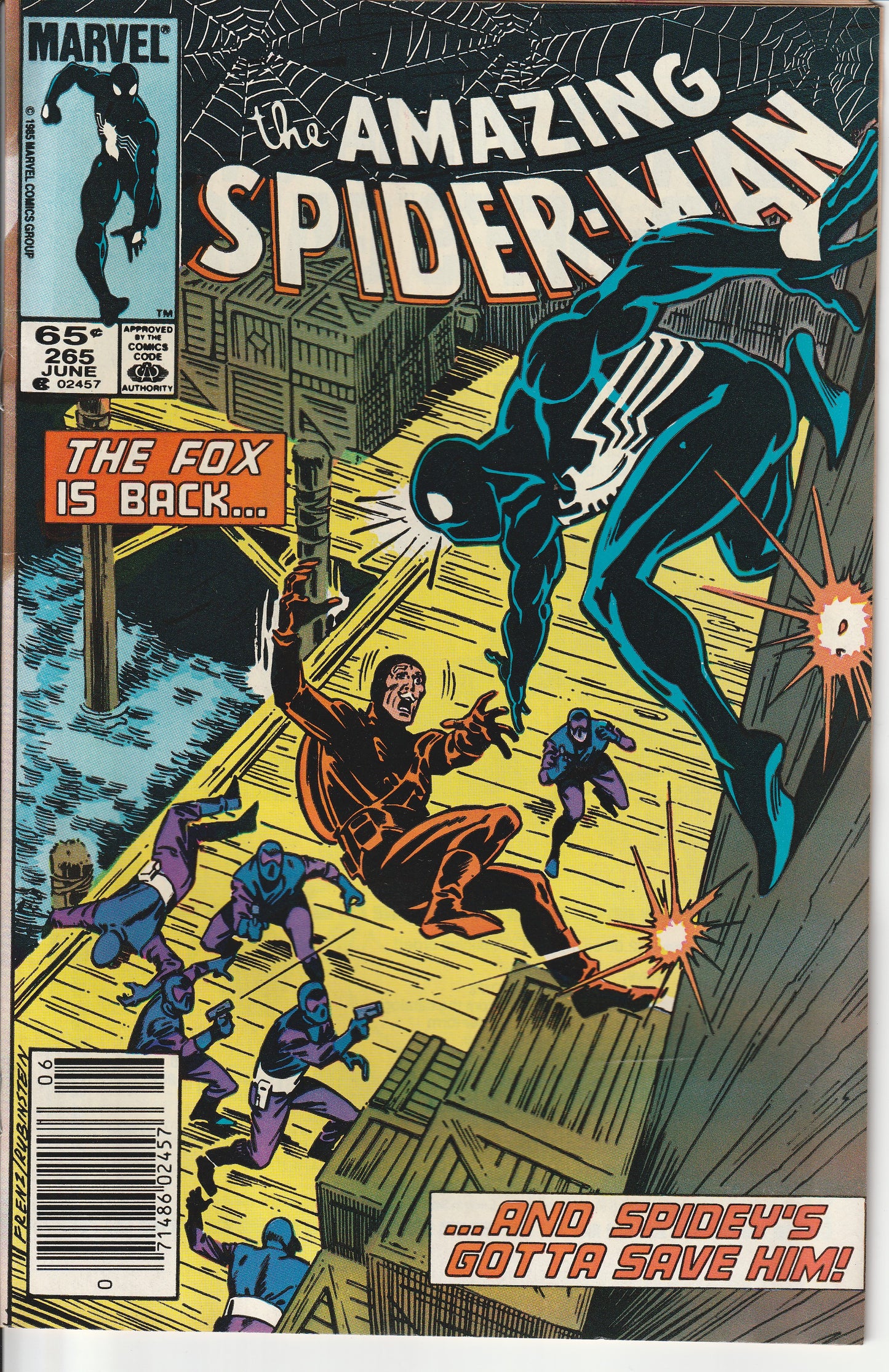 AMAZING SPIDER-MAN #265 - FIRST SILVER SABLE