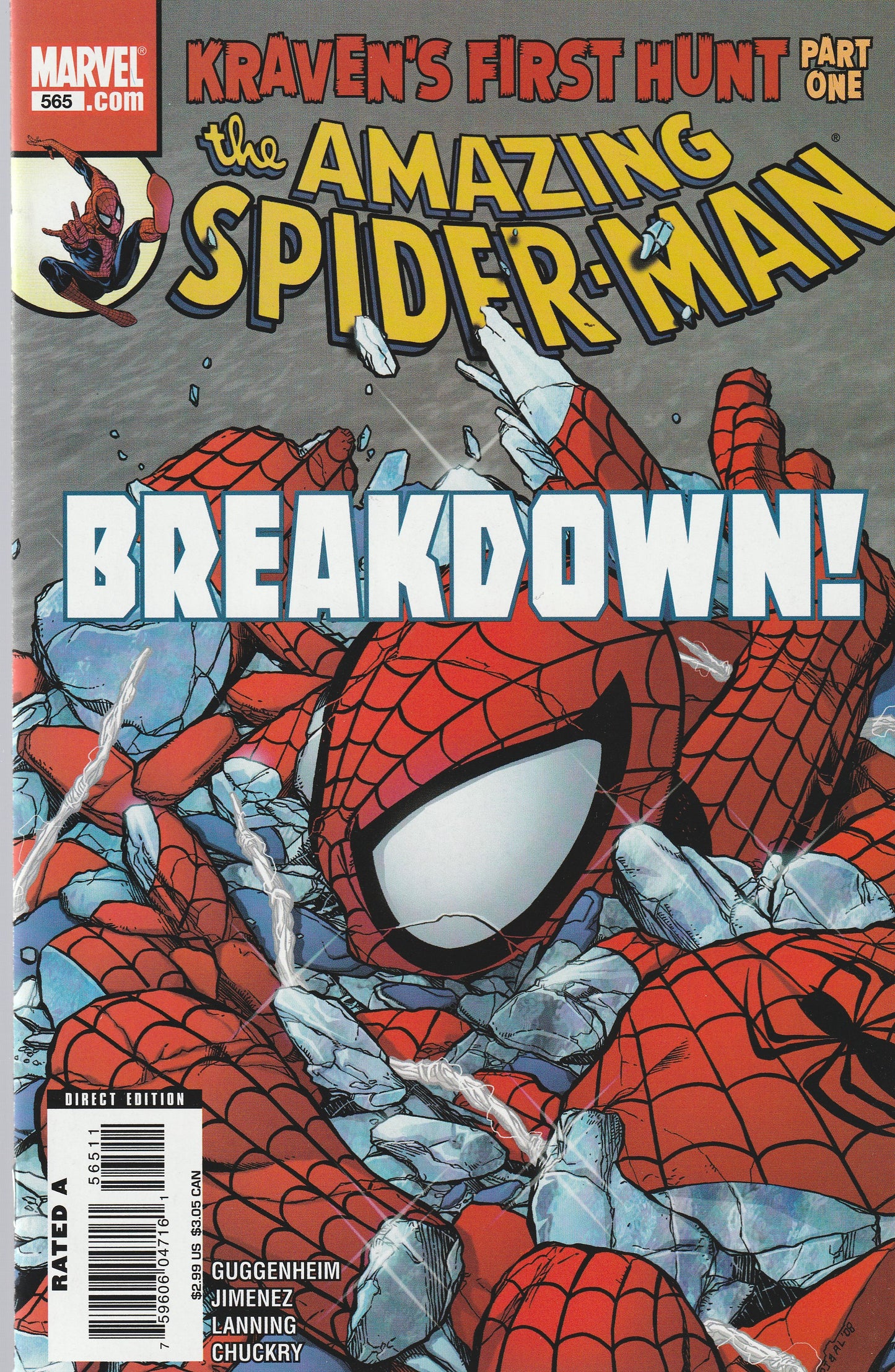 AMAZING SPIDER-MAN #565 || MARVEL COMICS || SEP 2008 || (NM-)