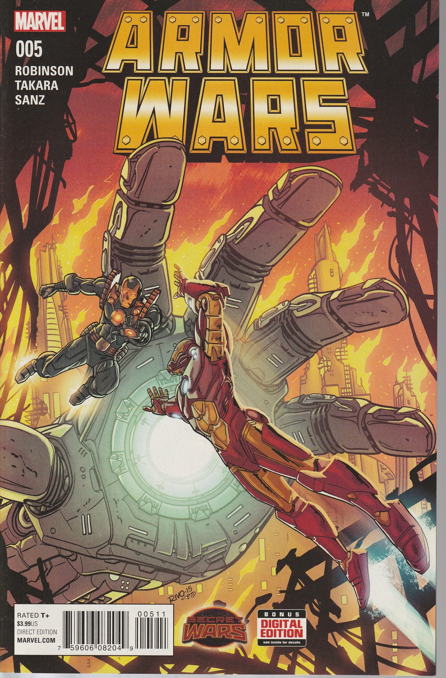 ARMOR WARS 1-5 * MARVEL COMICS - JUN 3 2015