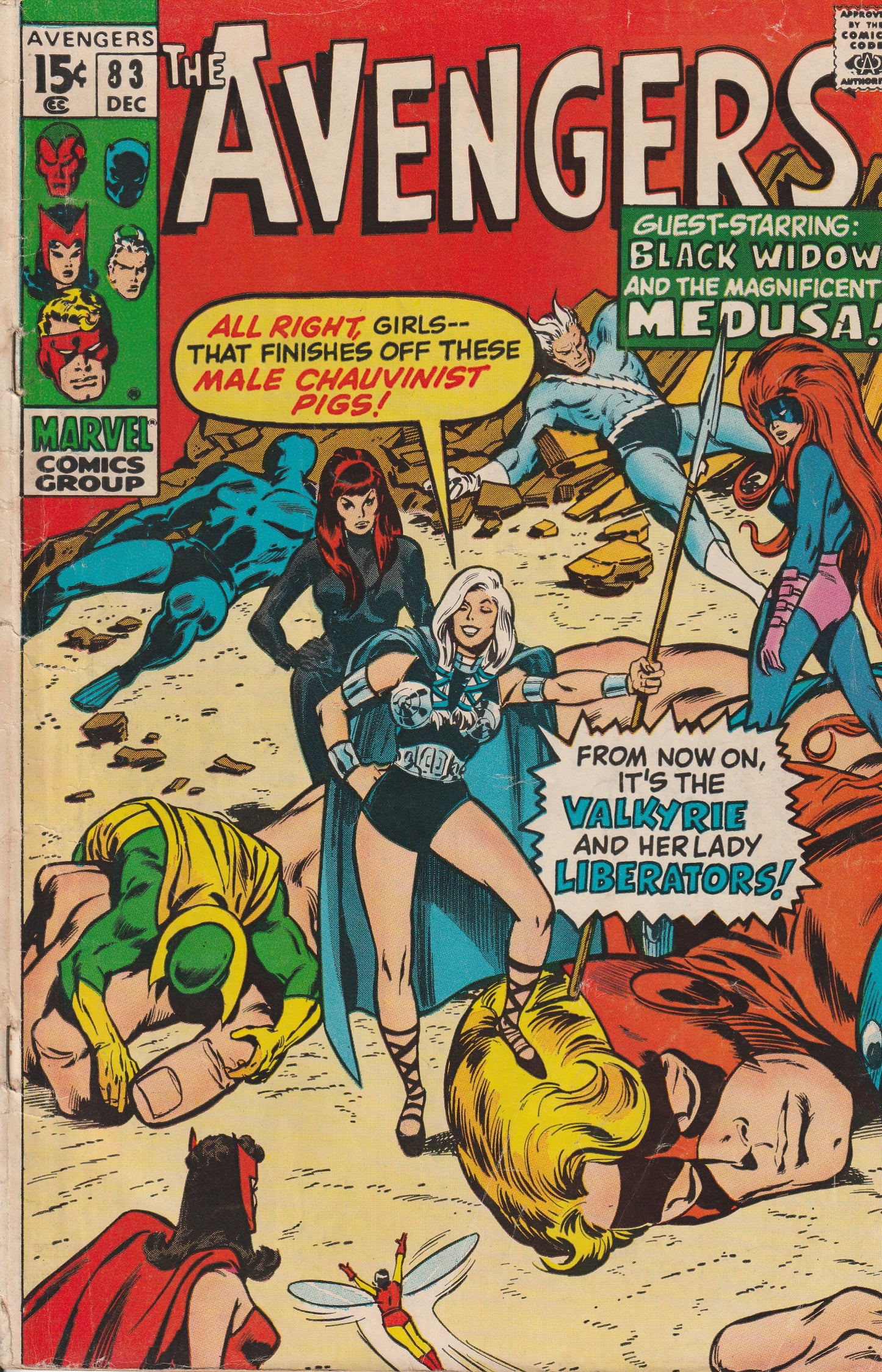 AVENGERS #83 - MARVEL COMICS -DEC 1970 (3.5)