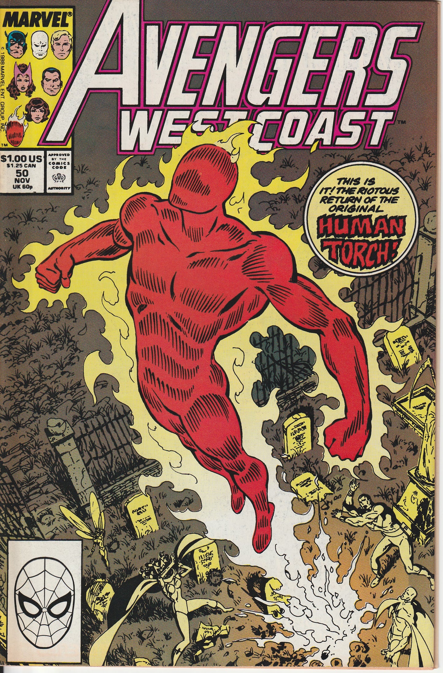 AVENGERS WEST COAST #50