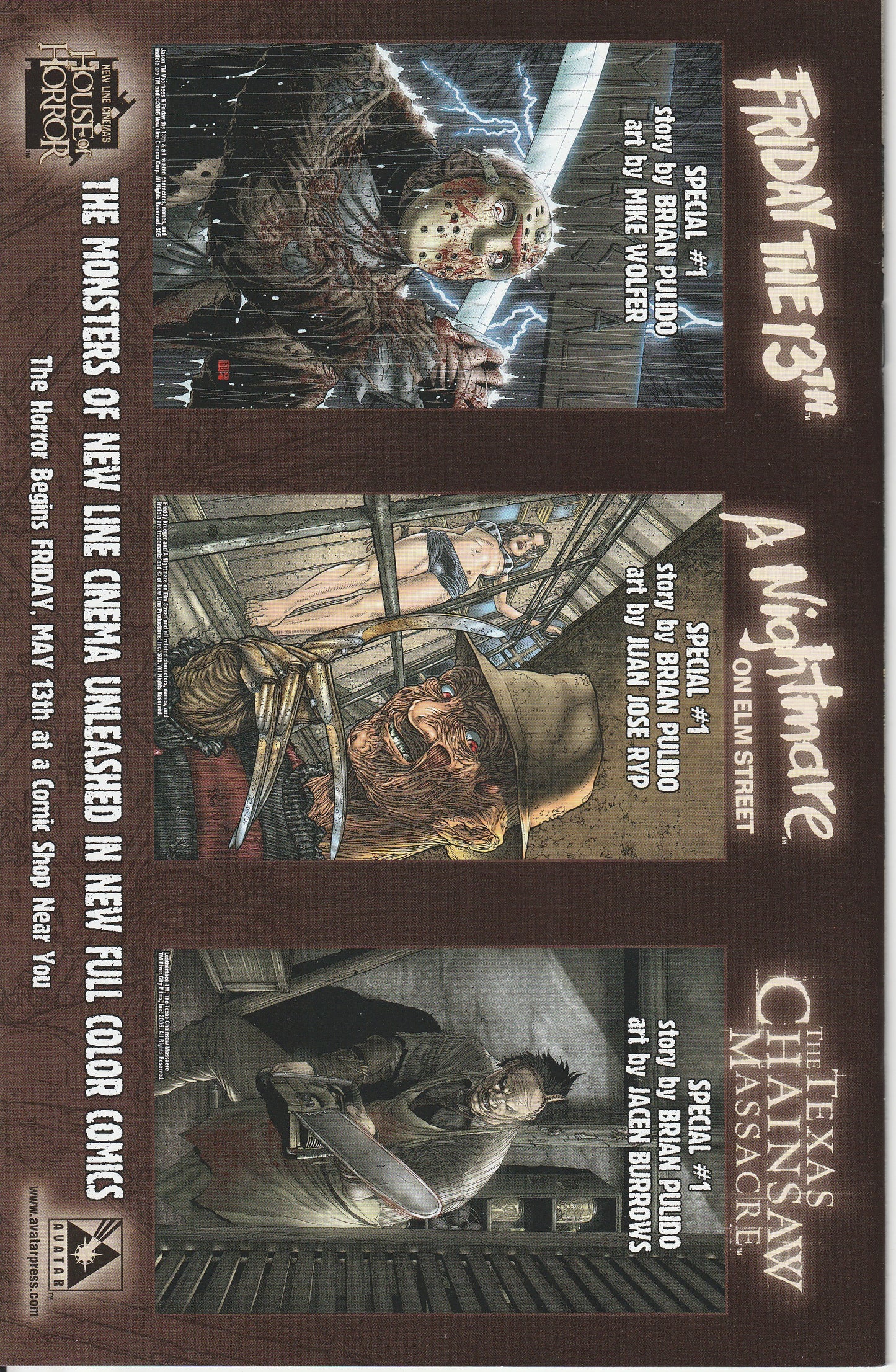 A NIGHTMARE ON ELM STREET SPECIAL #1 - AVATAR - APR 2005