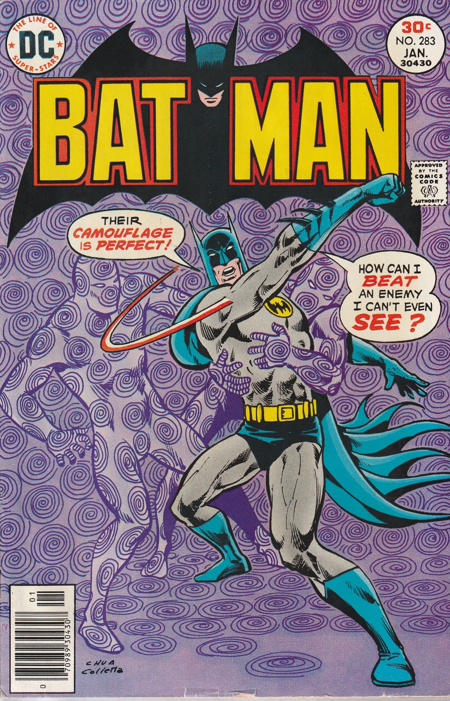 BATMAN #283 - DC COMICS - JAN 1977 (7.0)