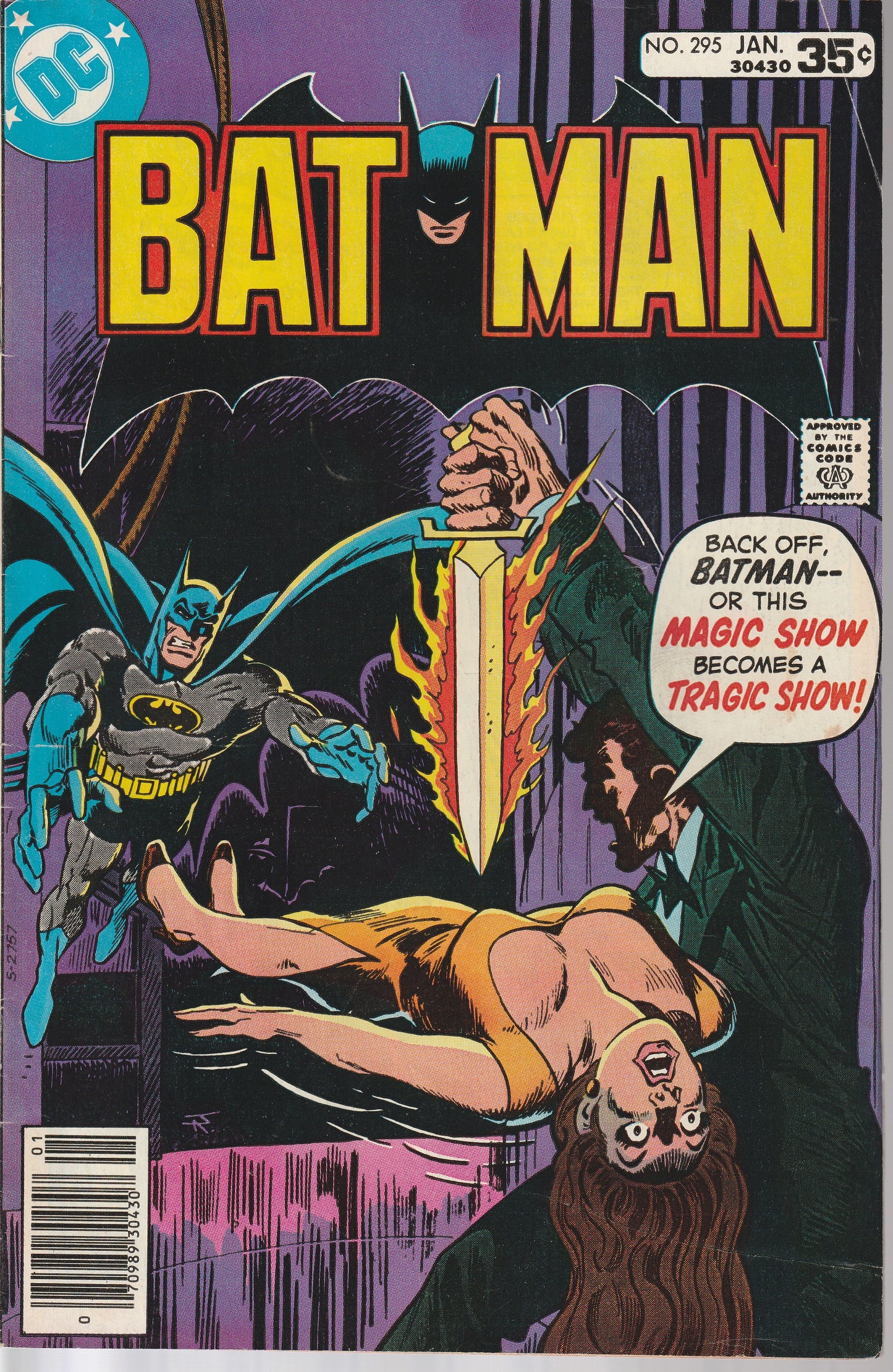 BATMAN #295 - DC COMICS - JAN 1978 - (5.0-5.5)