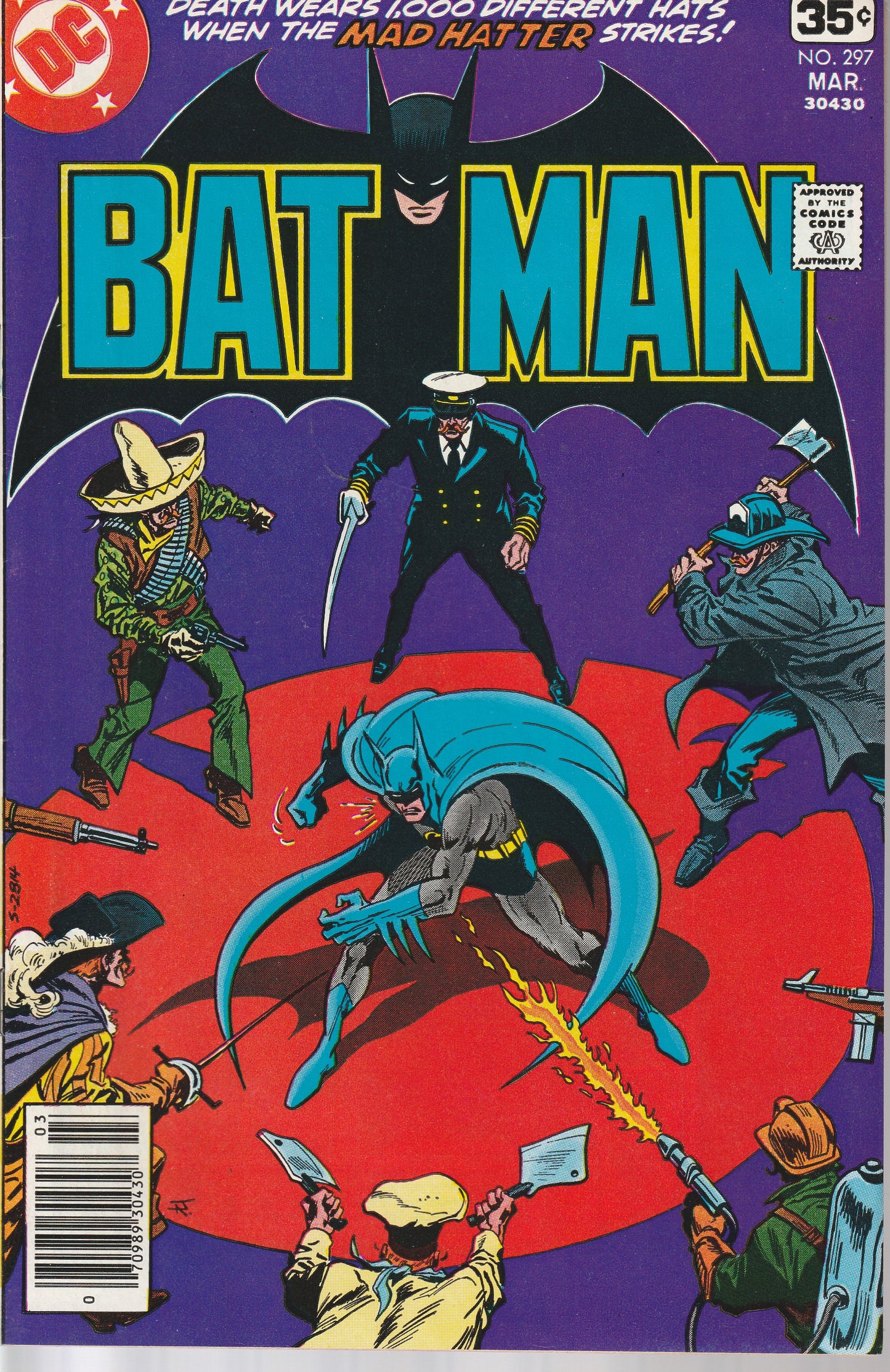 BATMAN #297 - DC COMICS - MAR 1978 (9.2)