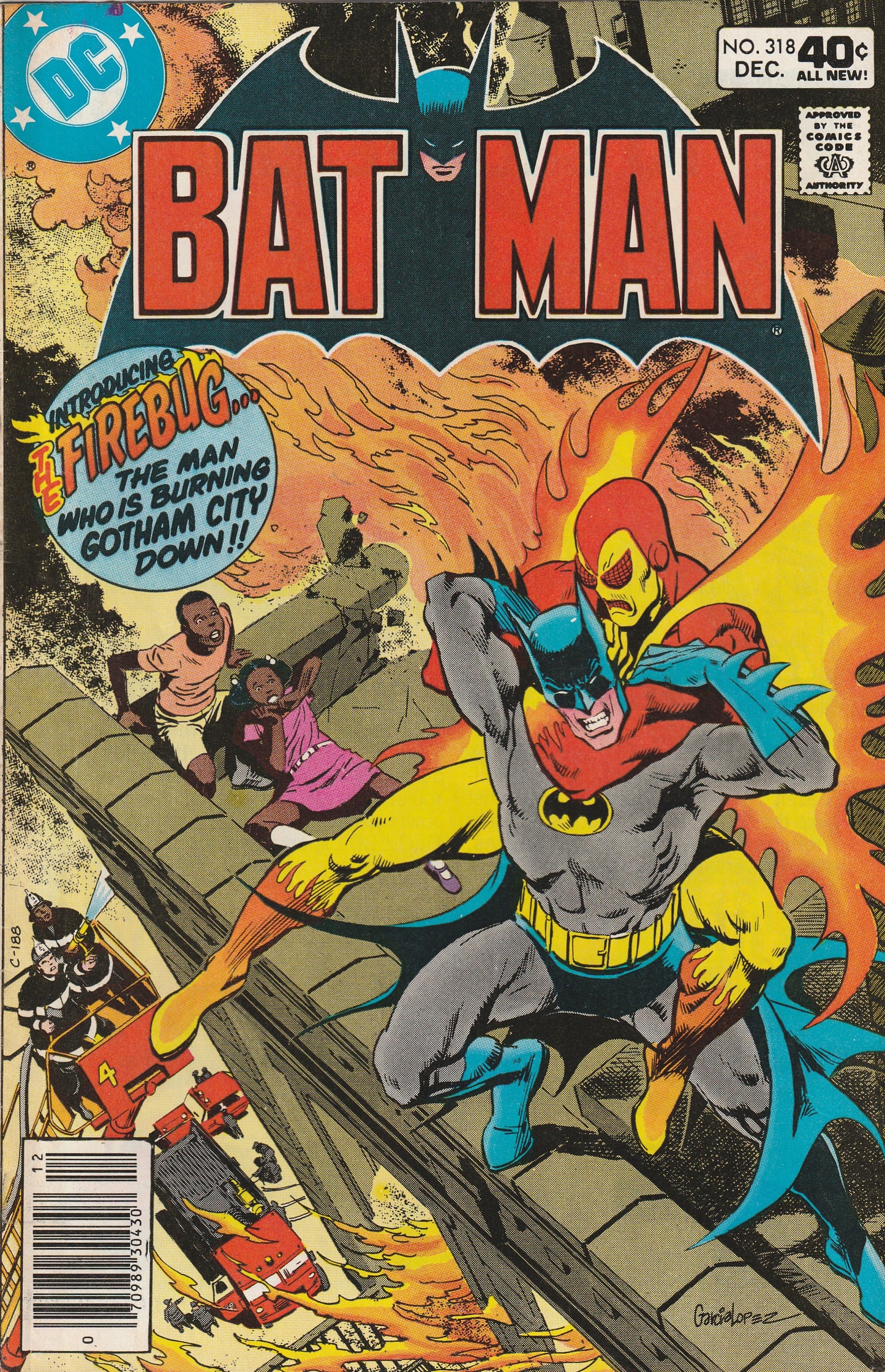 BATMAN #318 - DC COMICS - DEC 1979 (8.0-8.5)