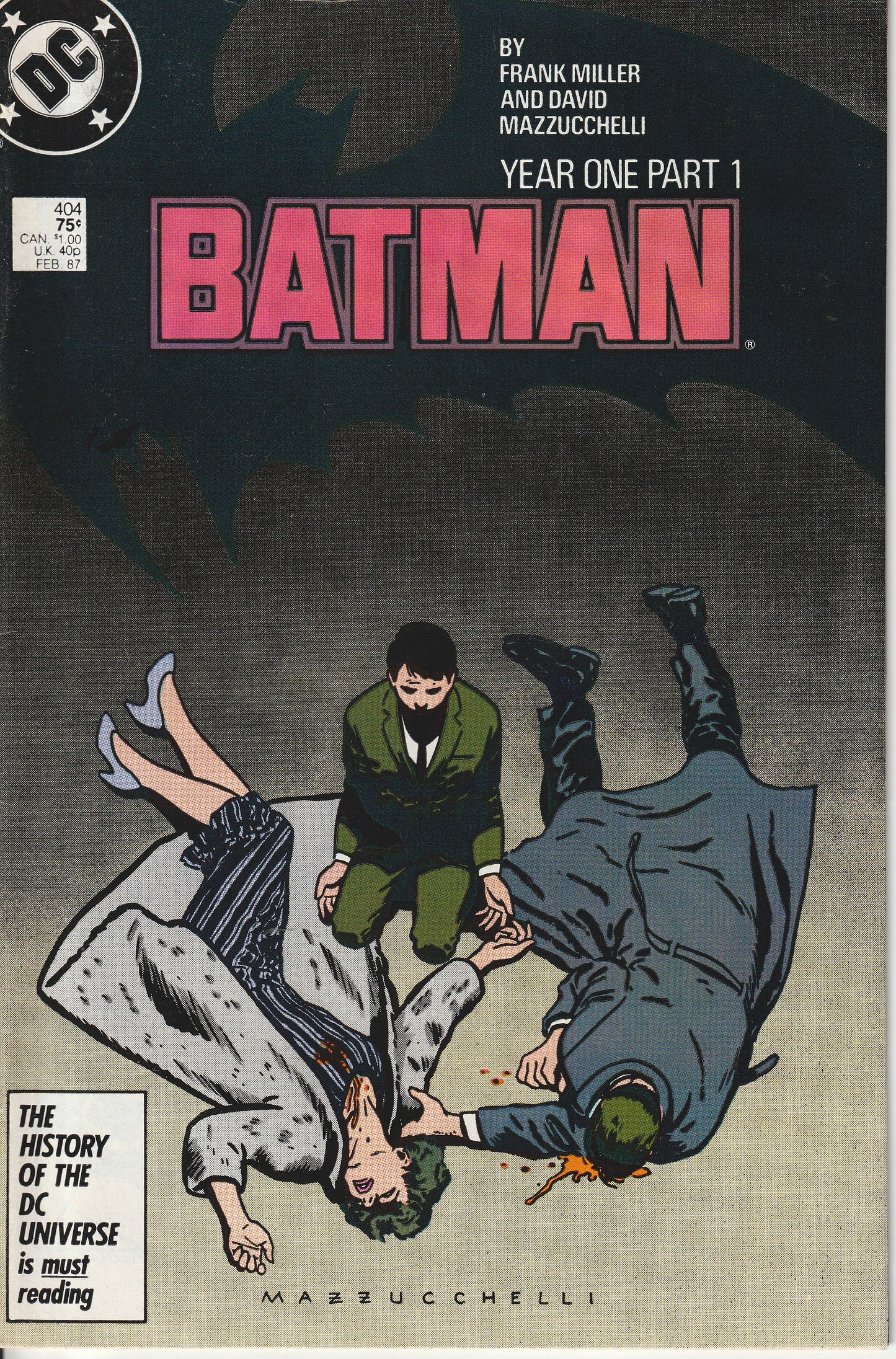 BATMAN #404 - DC COMICS - OCT 21 1986 (7.0-7.5)