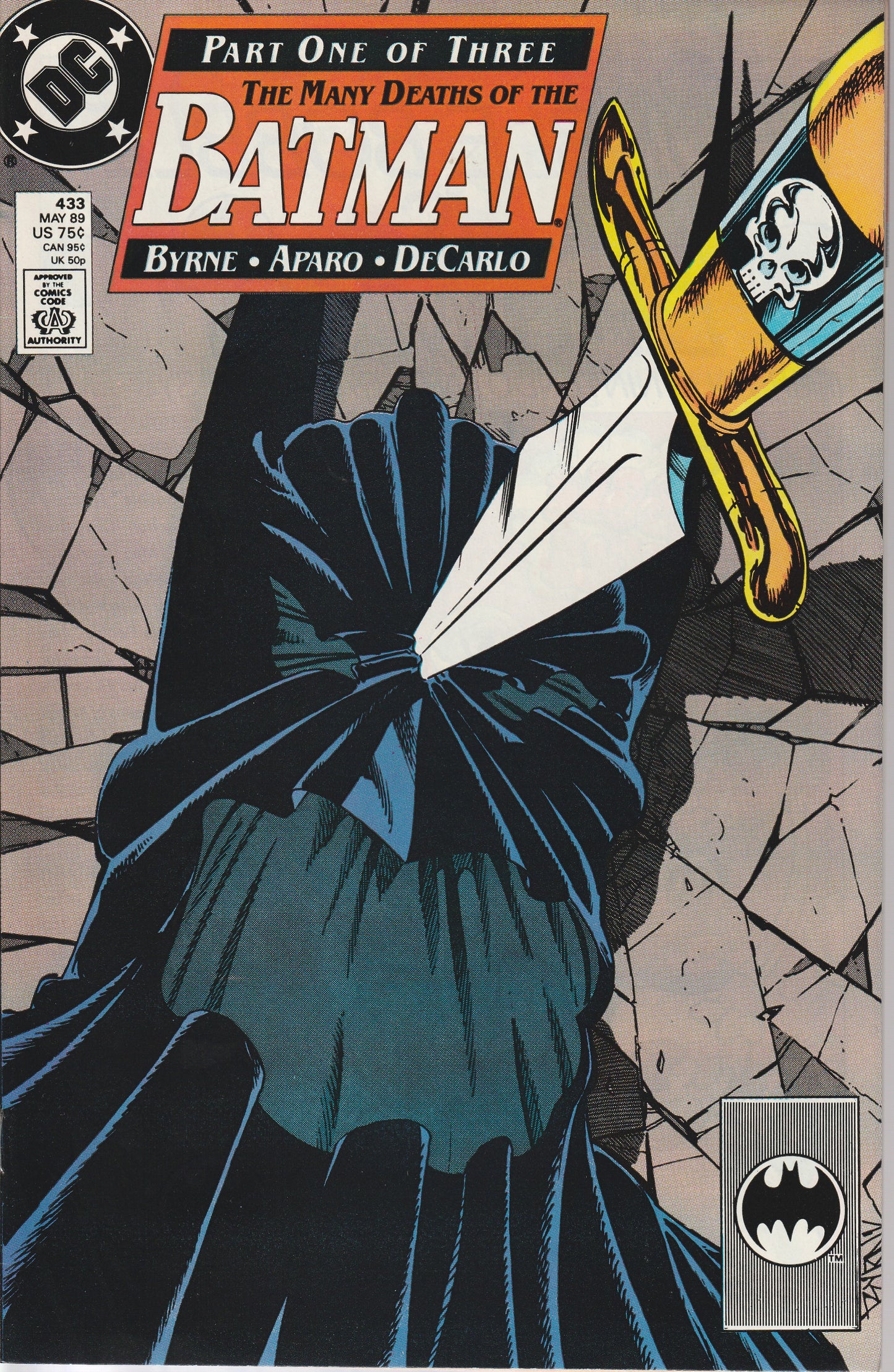 BATMAN #433 - DC COMICS - MAR 23 1989 - NM