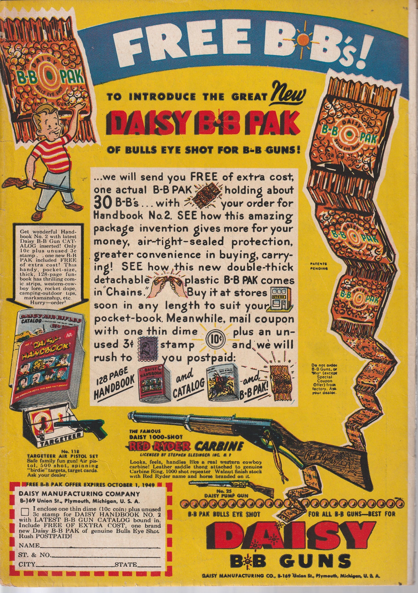 LEAVE IT TO BINKY #10 - DC COMICS - AUG-SEP 1949 (3.0-3.5)