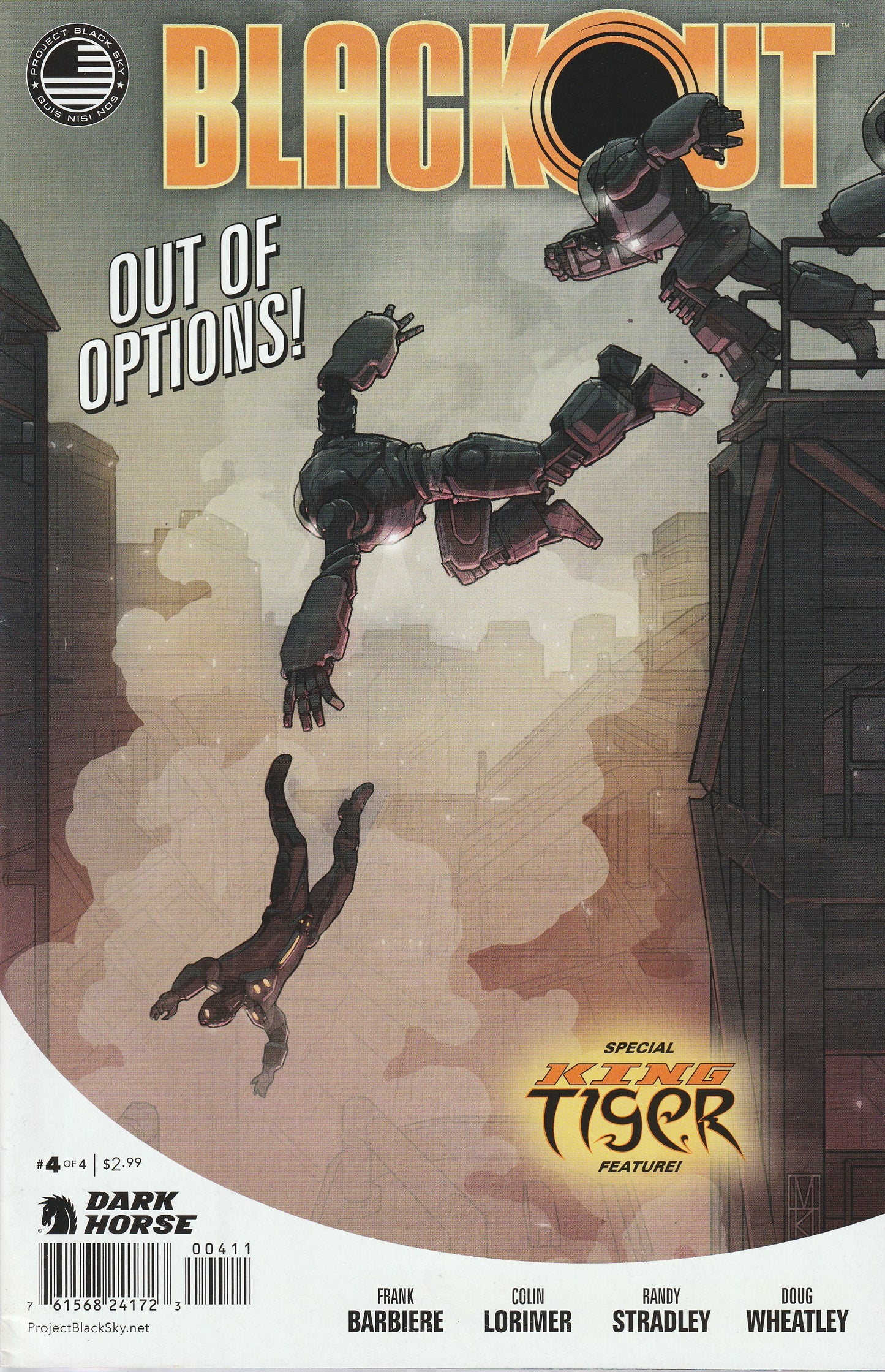 BLACKOUT 1-4 * COMPLETE SET - DARK HORSE COMICS - MAR 26 2014