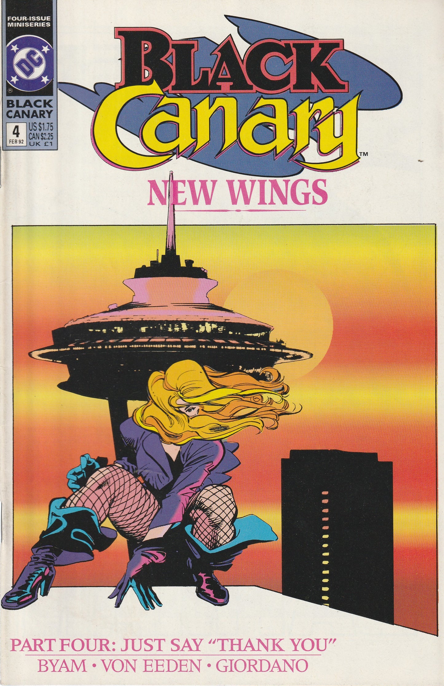 BLACK CANARY : NEW WINGS 1-4 * DC COMICS - OCT 1991