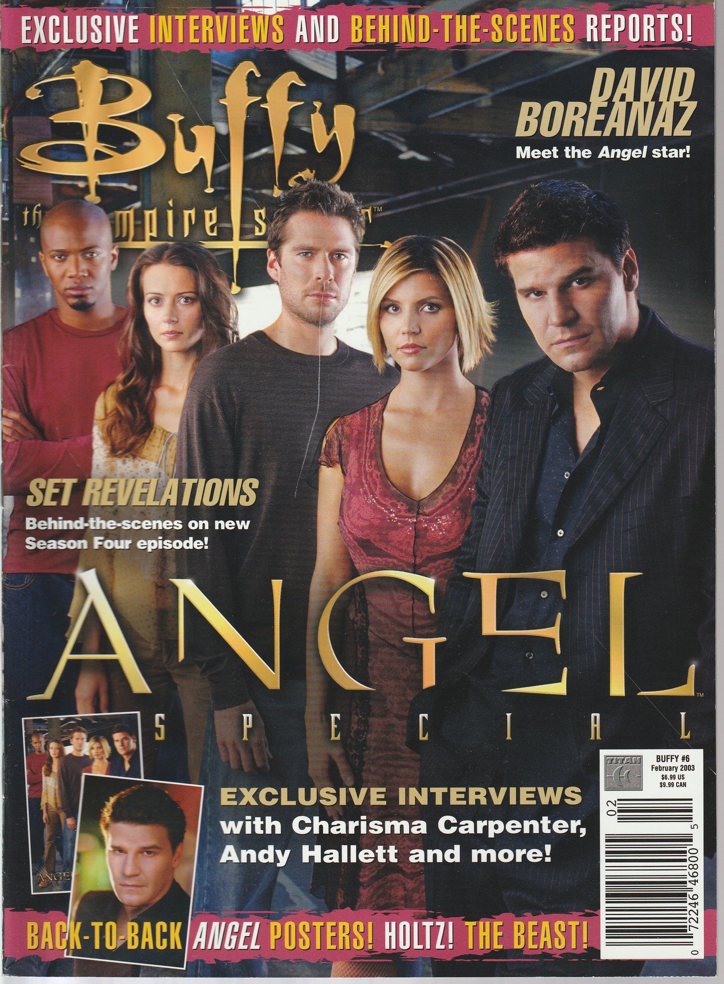 BUFFY THE VAMPIRE SLAYER MAGAZINE #6 - TITAN FEB 2003