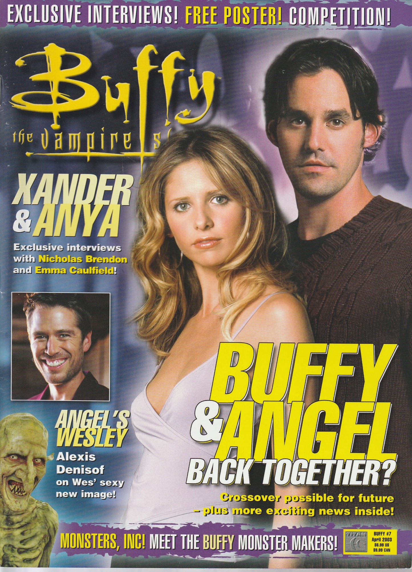 BUFFY THE VAMPIRE SLAYER MAGAZINE #7 - TITAN APR 2003