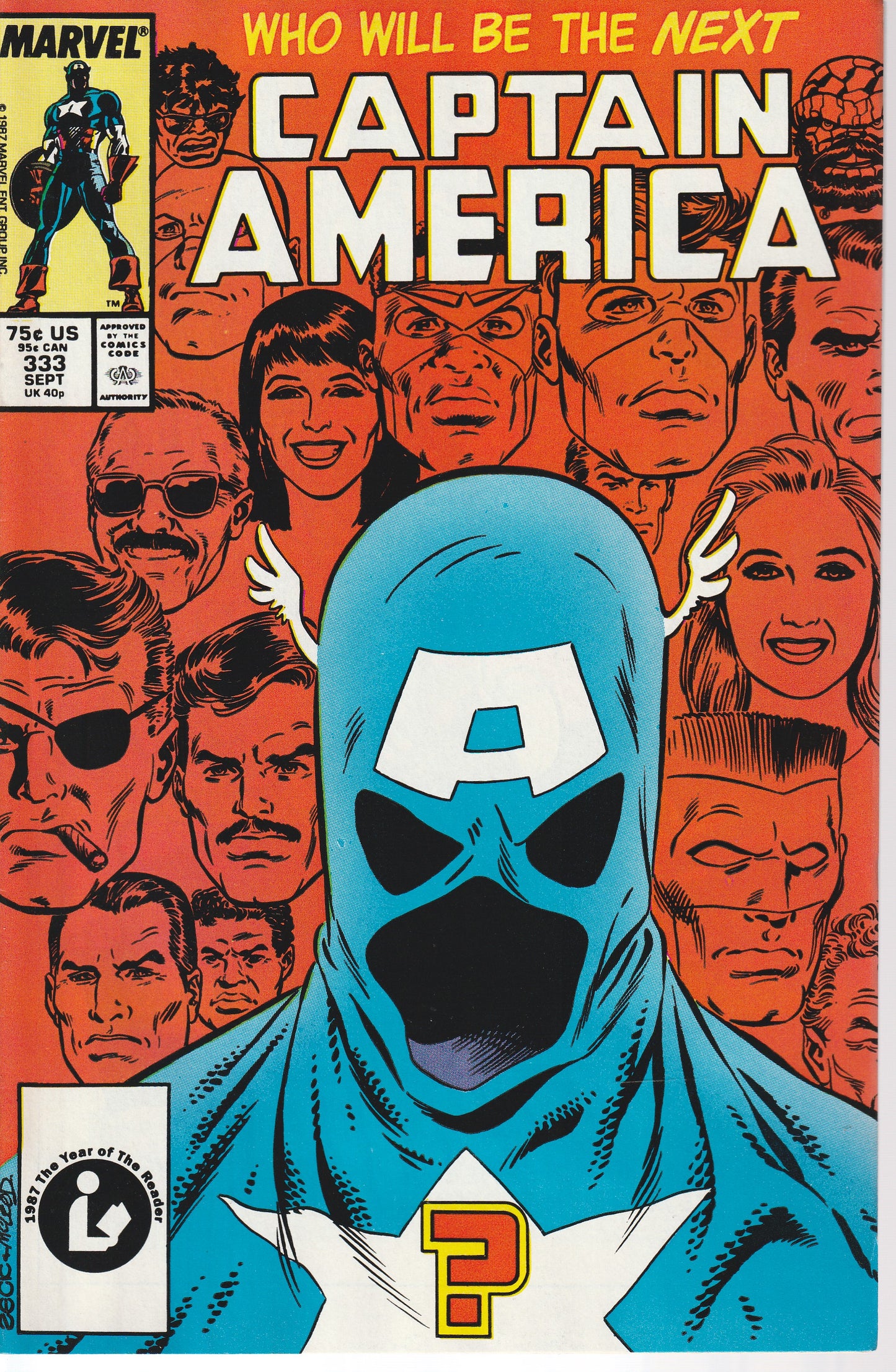 CAPTAIN AMERICA #333 * 1st JOHN WALKER as CAPTAIN AMERICA