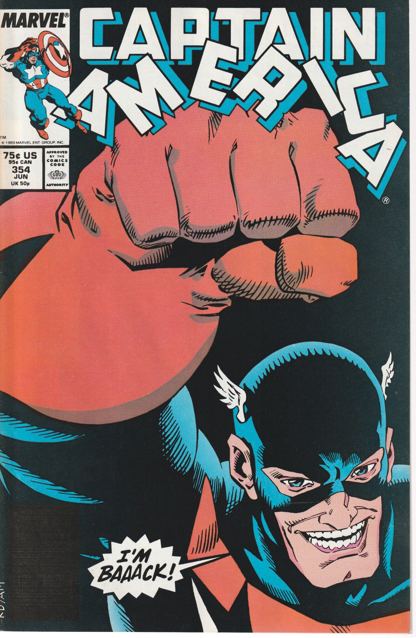 CAPTAIN AMERICA #354 * 1st USAGENT