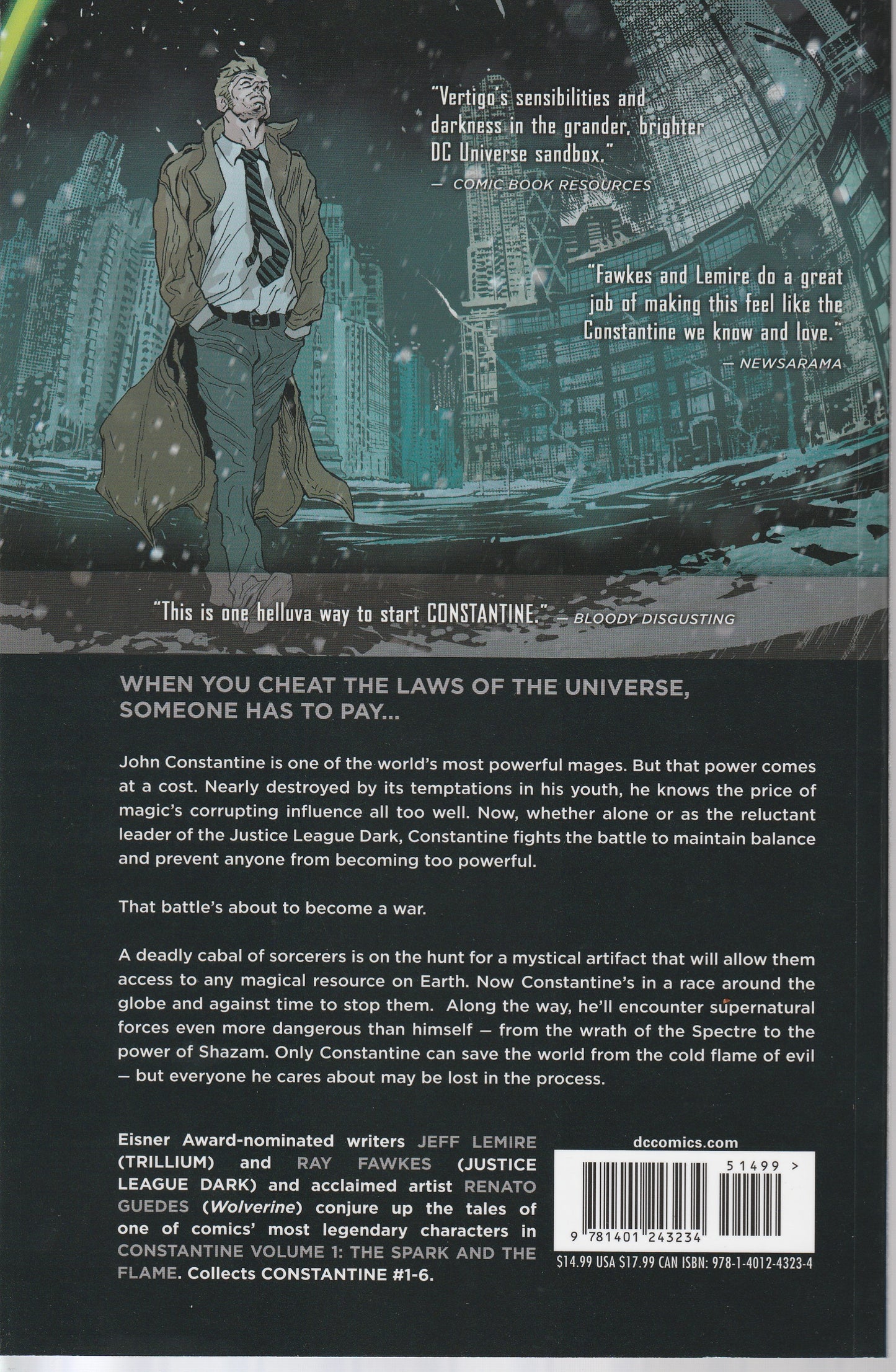 CONSTANTINE THE SPARK AND THE FLAME TPB