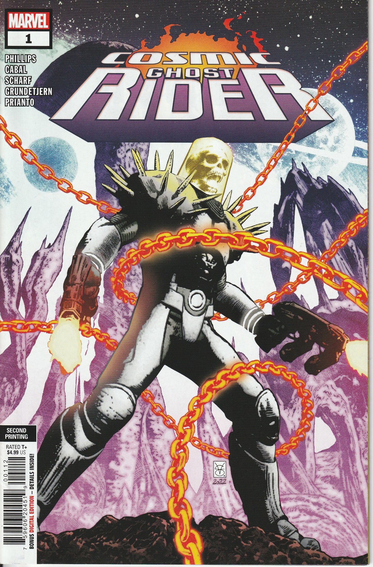 COSMIC GHOST RIDER #1 (SECOND PRINT) COVER A