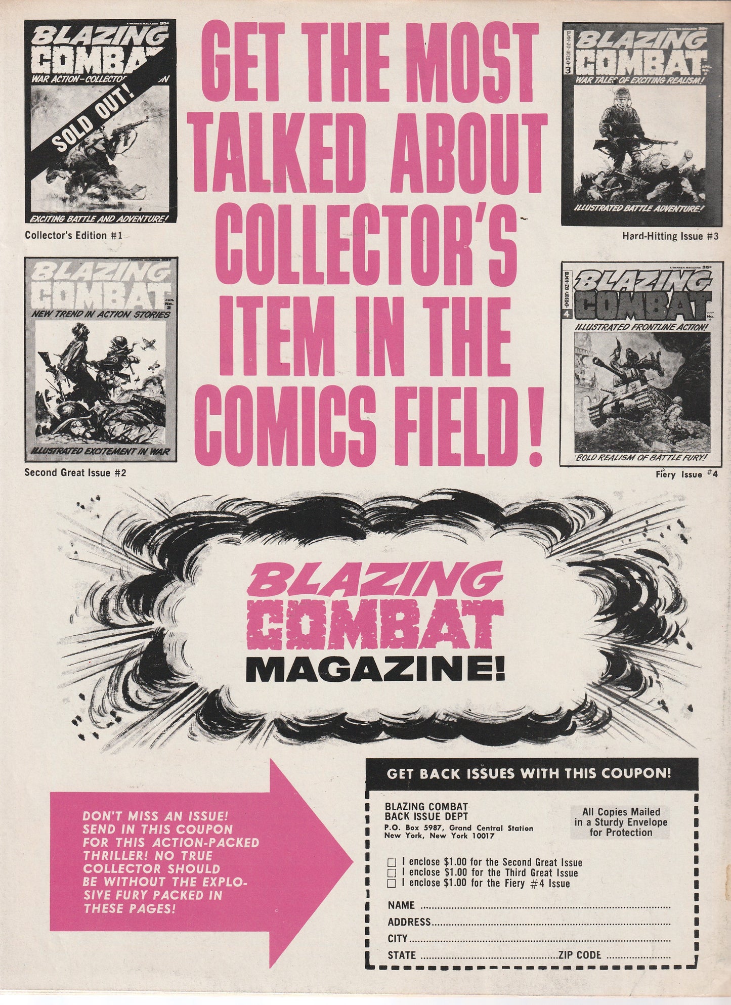 CREEPY #21 || A WARREN MAGAZINE || JUL 1968 || (6.0-6.5)