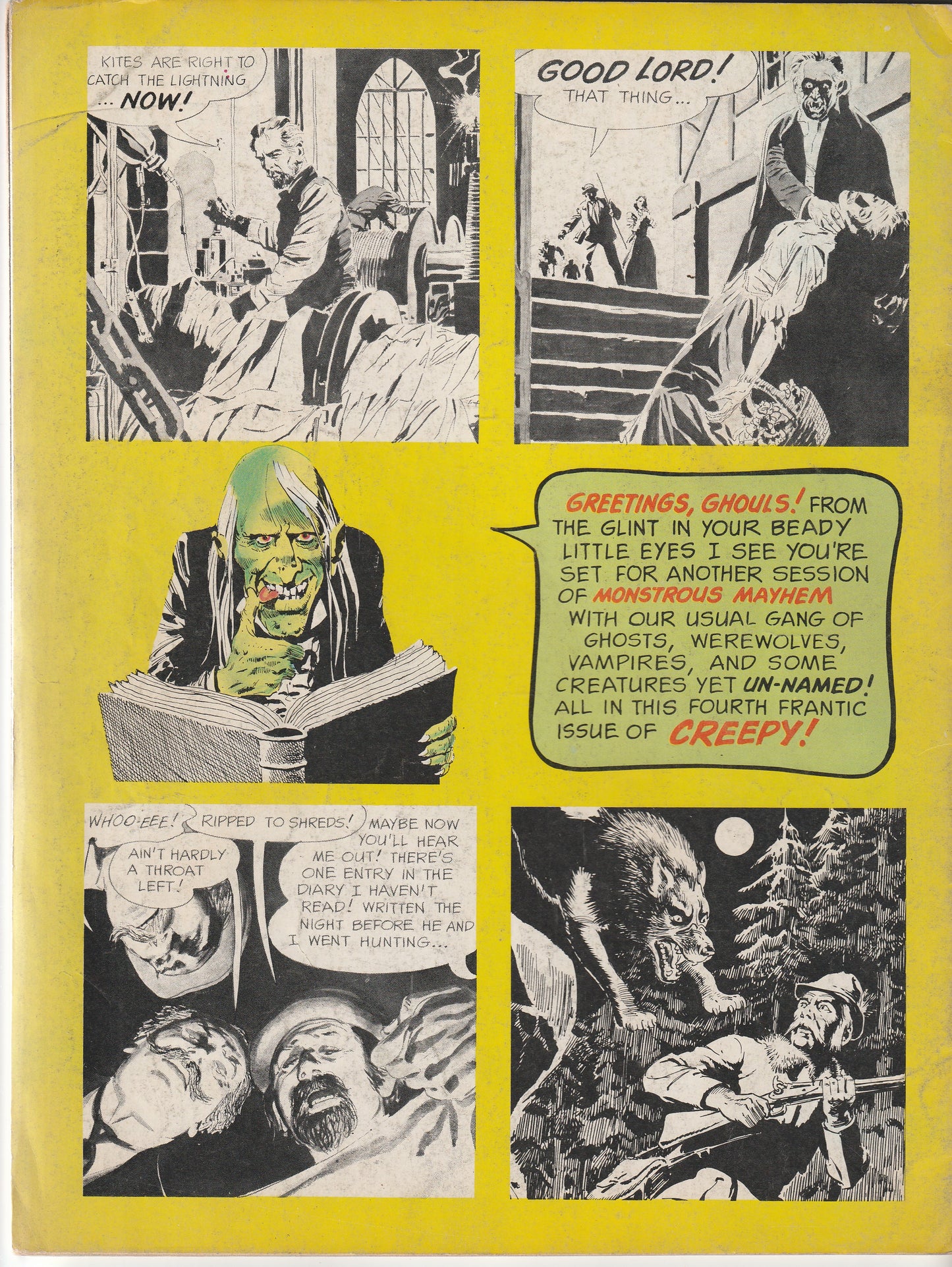 CREEPY #4 || A WARREN MAGAZINE || JUN 8 1965 || (5.0-5.5)