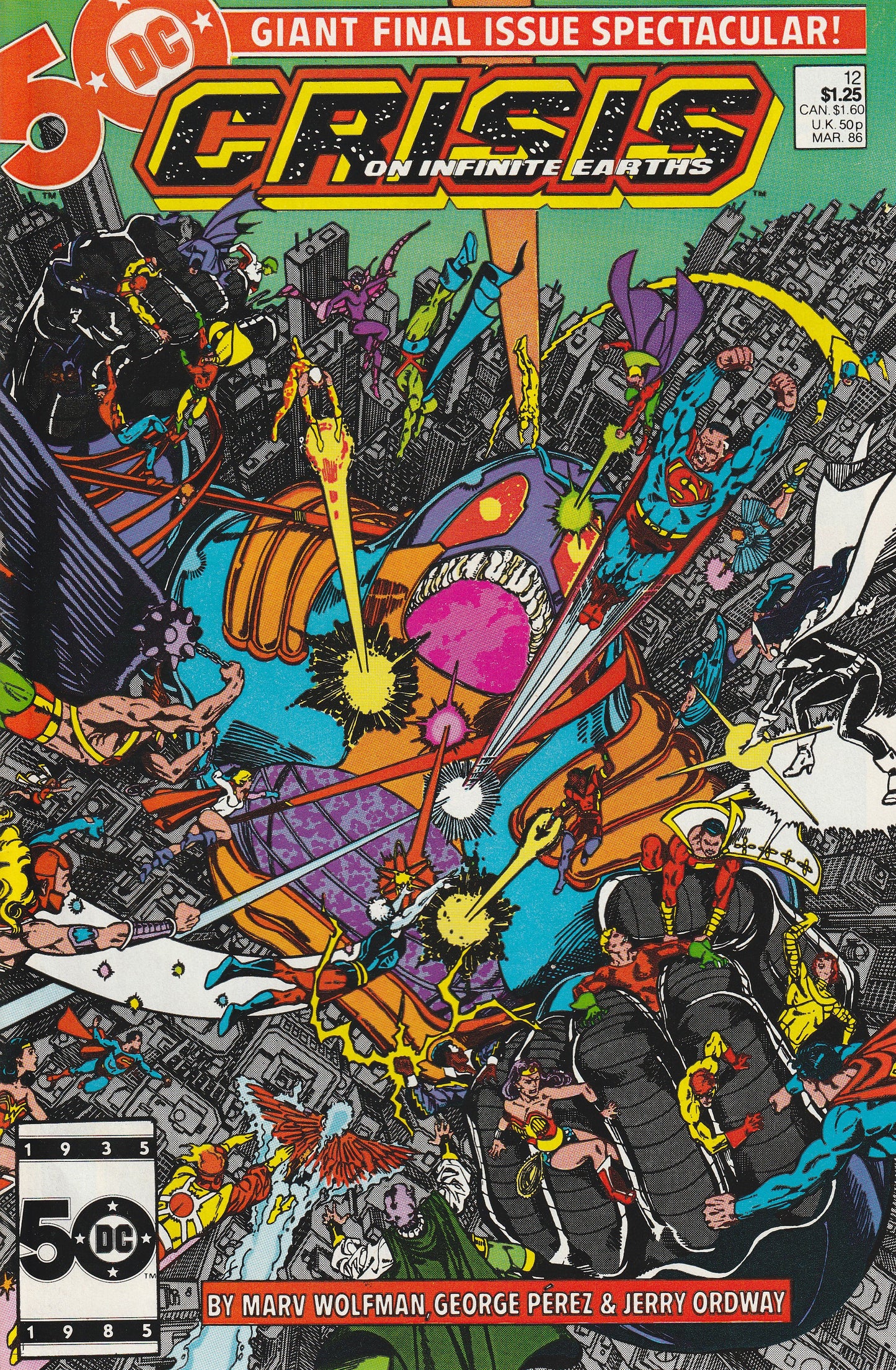 CRISIS ON INFINITE EARTHS 1-12 * COMPLETE SET