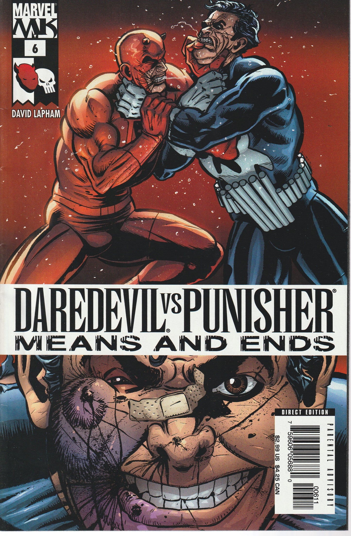 DAREDEVIL VS PUNISHER 1-6 * MARVEL COMICS - SEP 2005