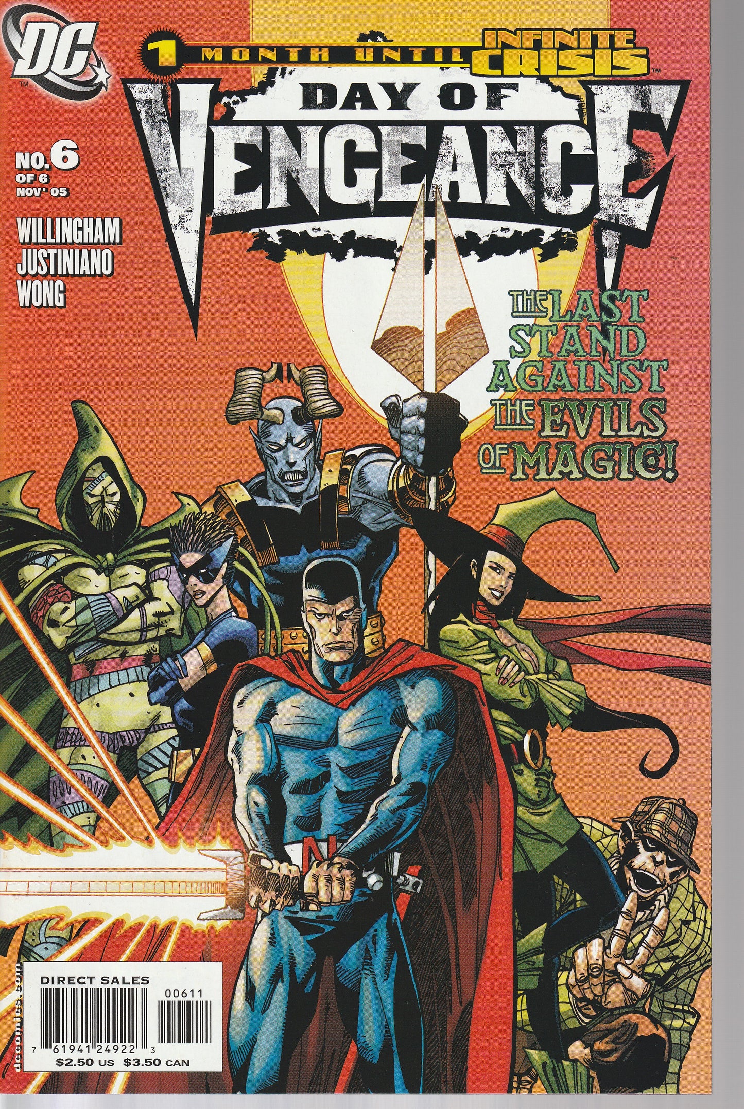 DAY OF VENGEANCE 1-6 * DC COMICS APR 27 2005 * COMPLETE SET