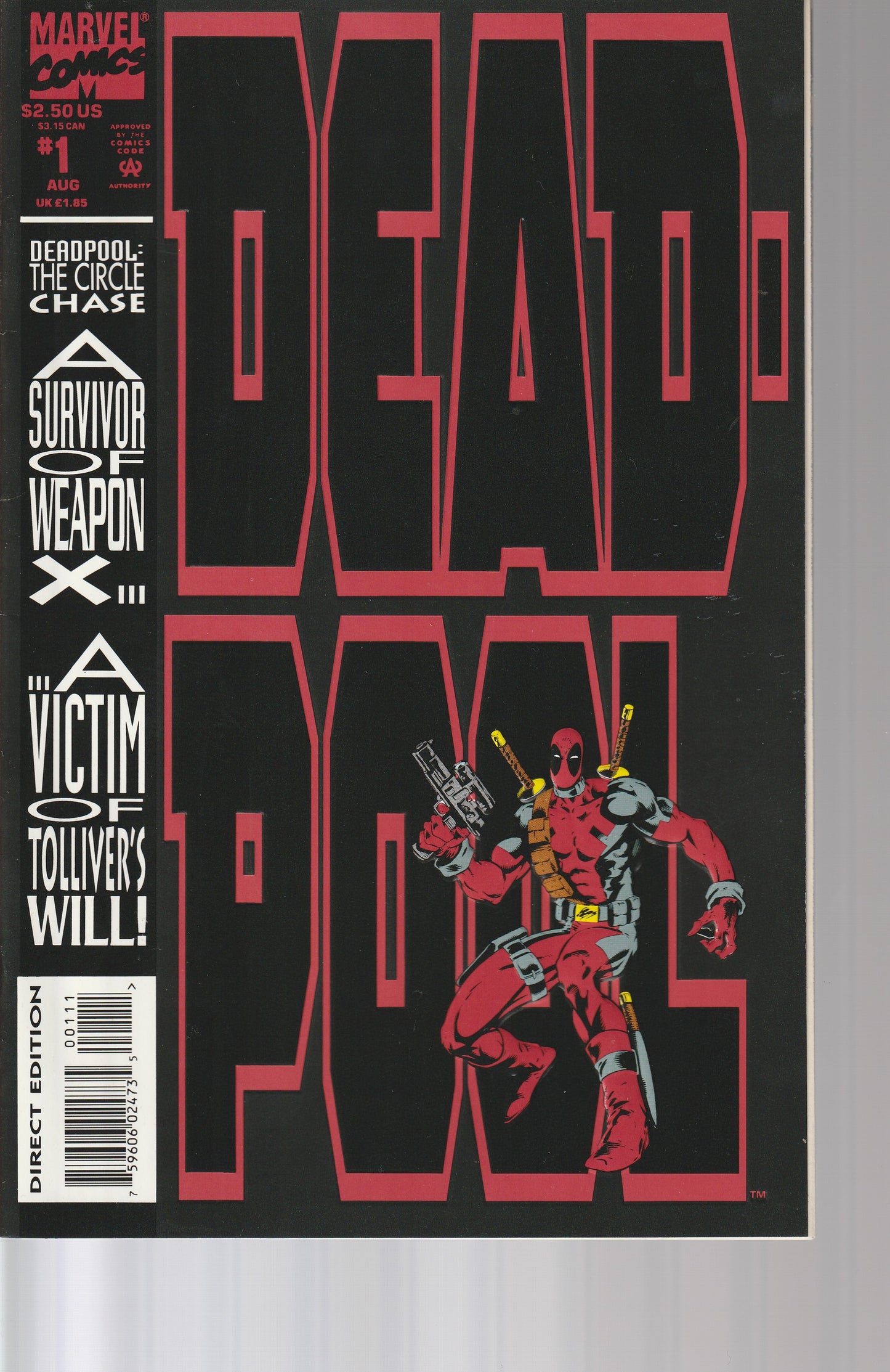 DEADPOOL : THE CIRCLE CHASE #1 - FIRST DEADPOOL LIMITED SERIES