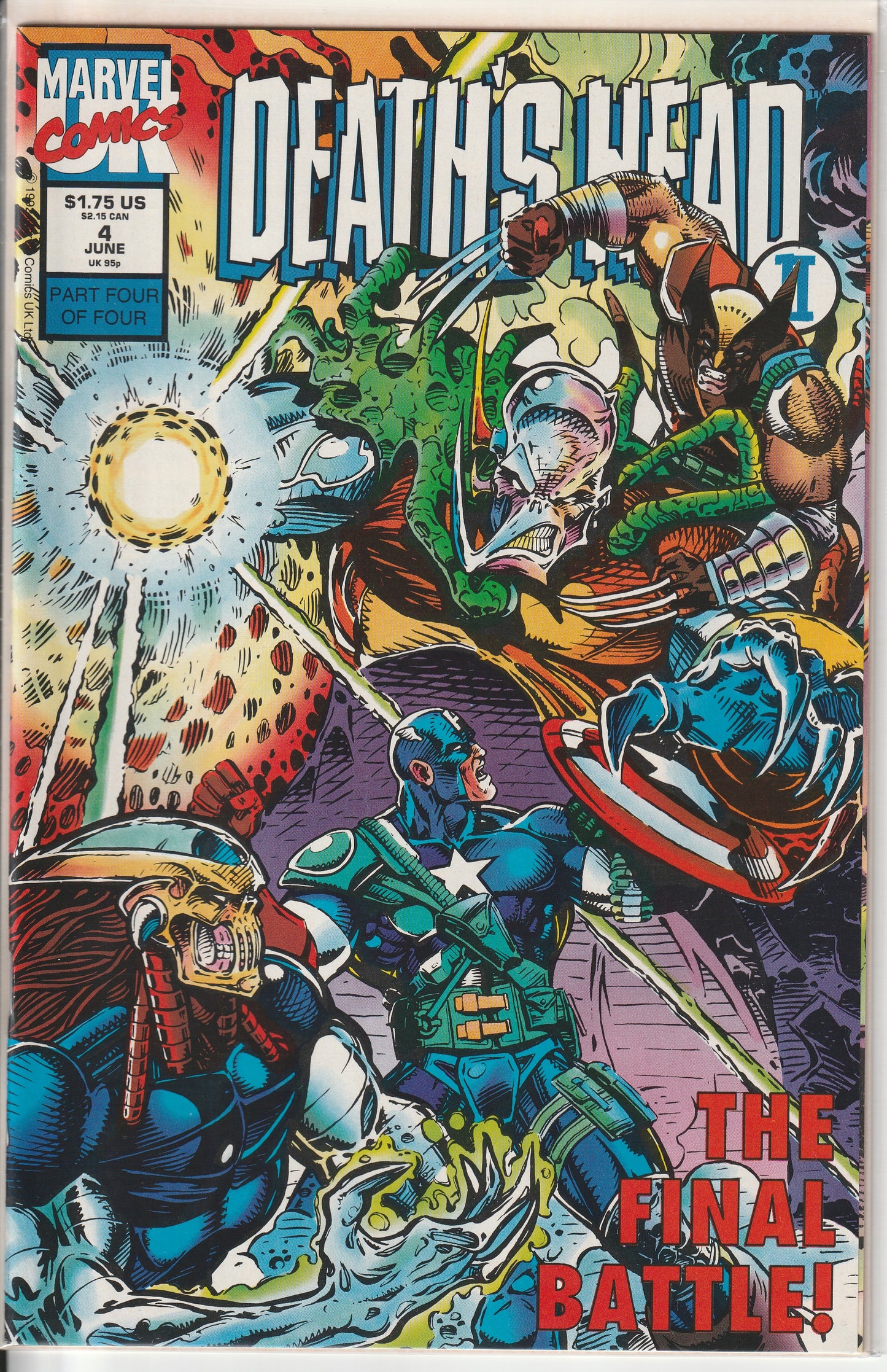 DEATH'S HEAD II #1-4 * COMPLETE SET