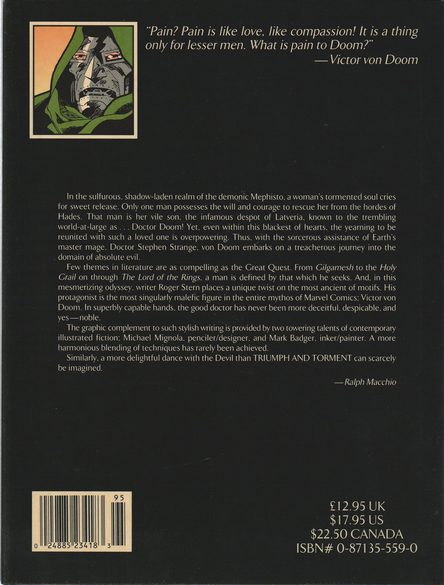 DR STRANGE and DR DOOM : TRIUMPH & TORMENT GRAPHIC NOVEL