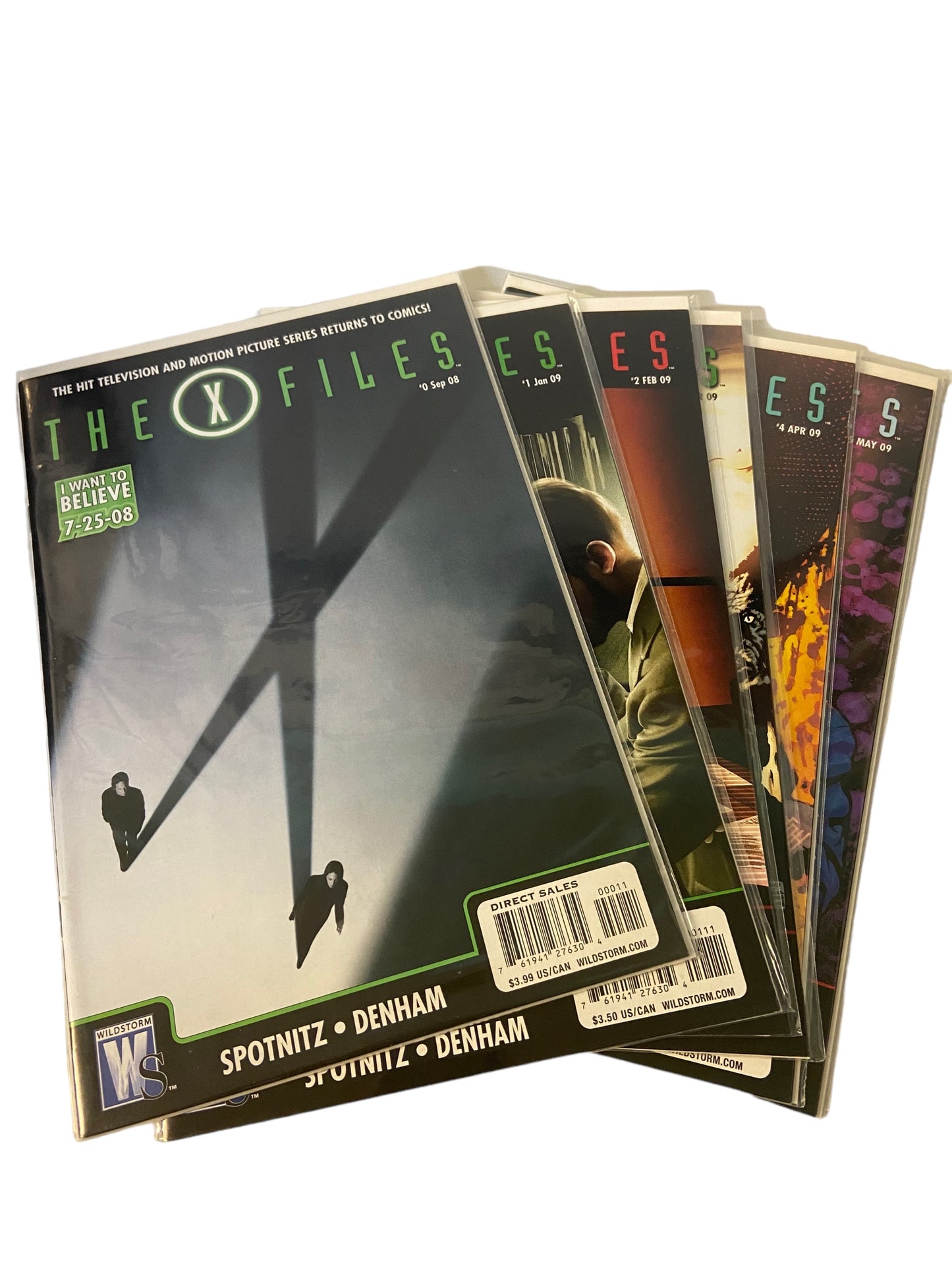 X-files 0-6 (complete set) 2009 DC/Wildstorm