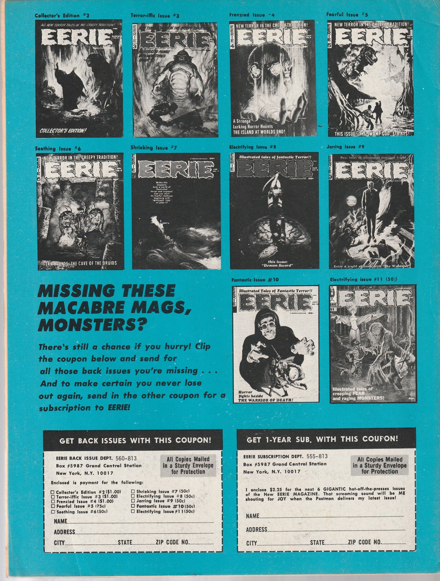 EERIE #13 || WARREN MAGAZINES || FEB 1968 || (6.5-7.0)