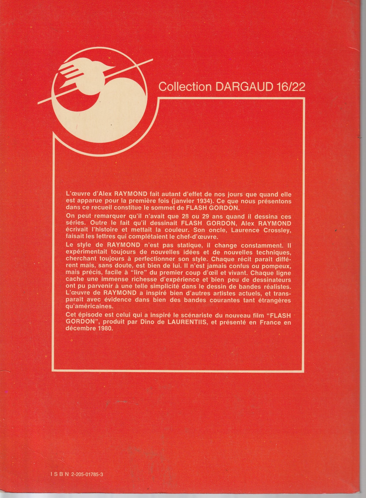 FLASH GORDON : LA PLANETE MONGO - DARGARD EDITEUR - 1980