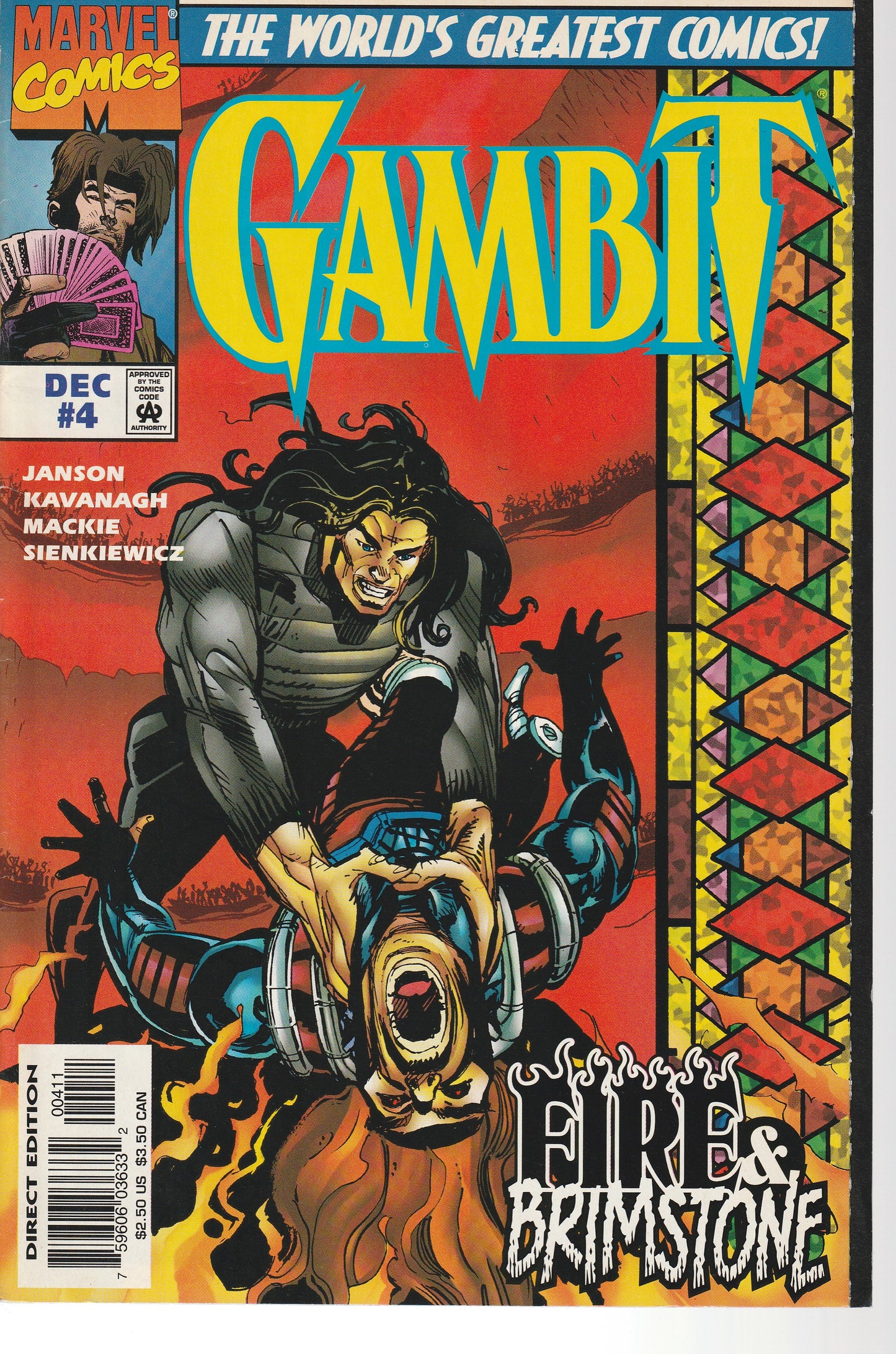 GAMBIT "SINISTER REDEMPTION" 1-4 * MARVEL COMICS - 1997