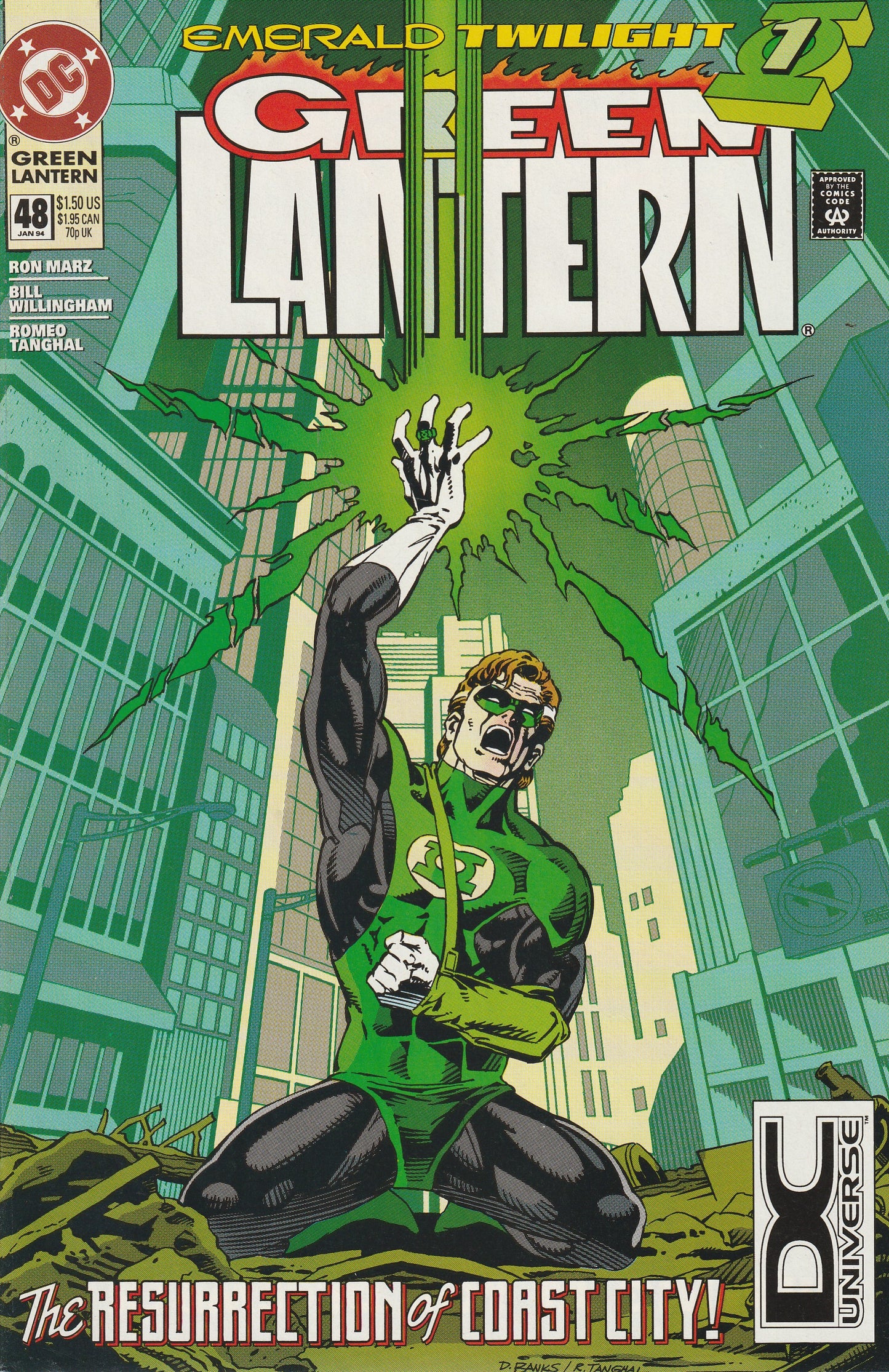 GREEN LANTERN #48 - DCU LOGO VARIANT