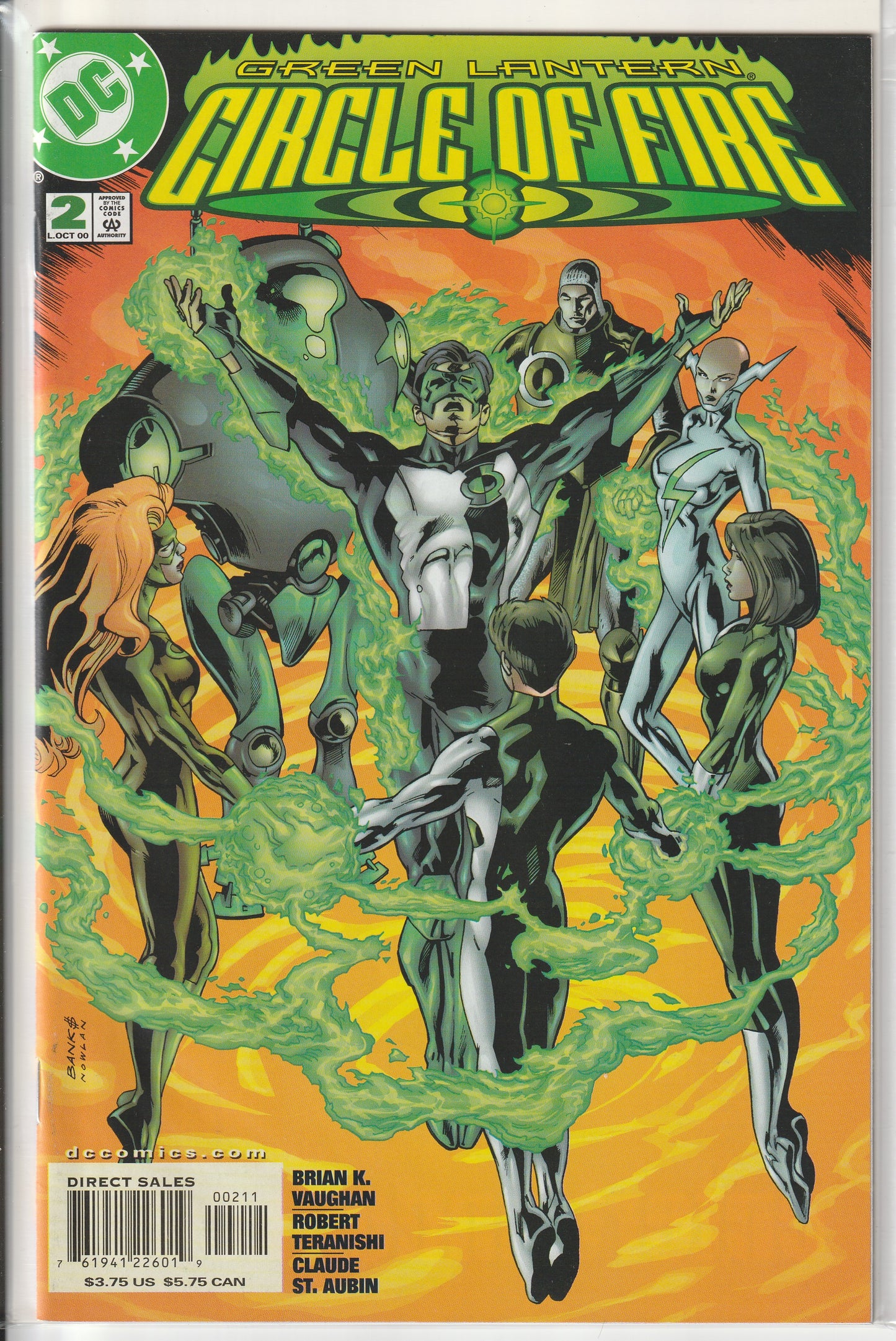GREEN LANTERN CIRCLE OF FIRE 1-2 * COMPLETE SET