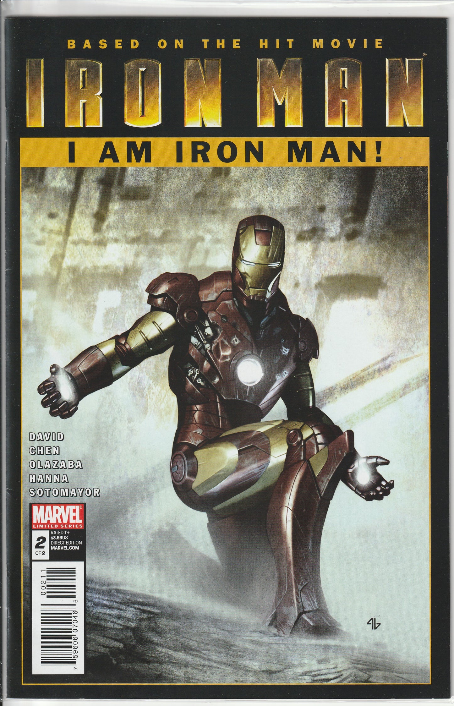 IRON MAN : I AM IRON MAN #1-2 * COMPLETE SET