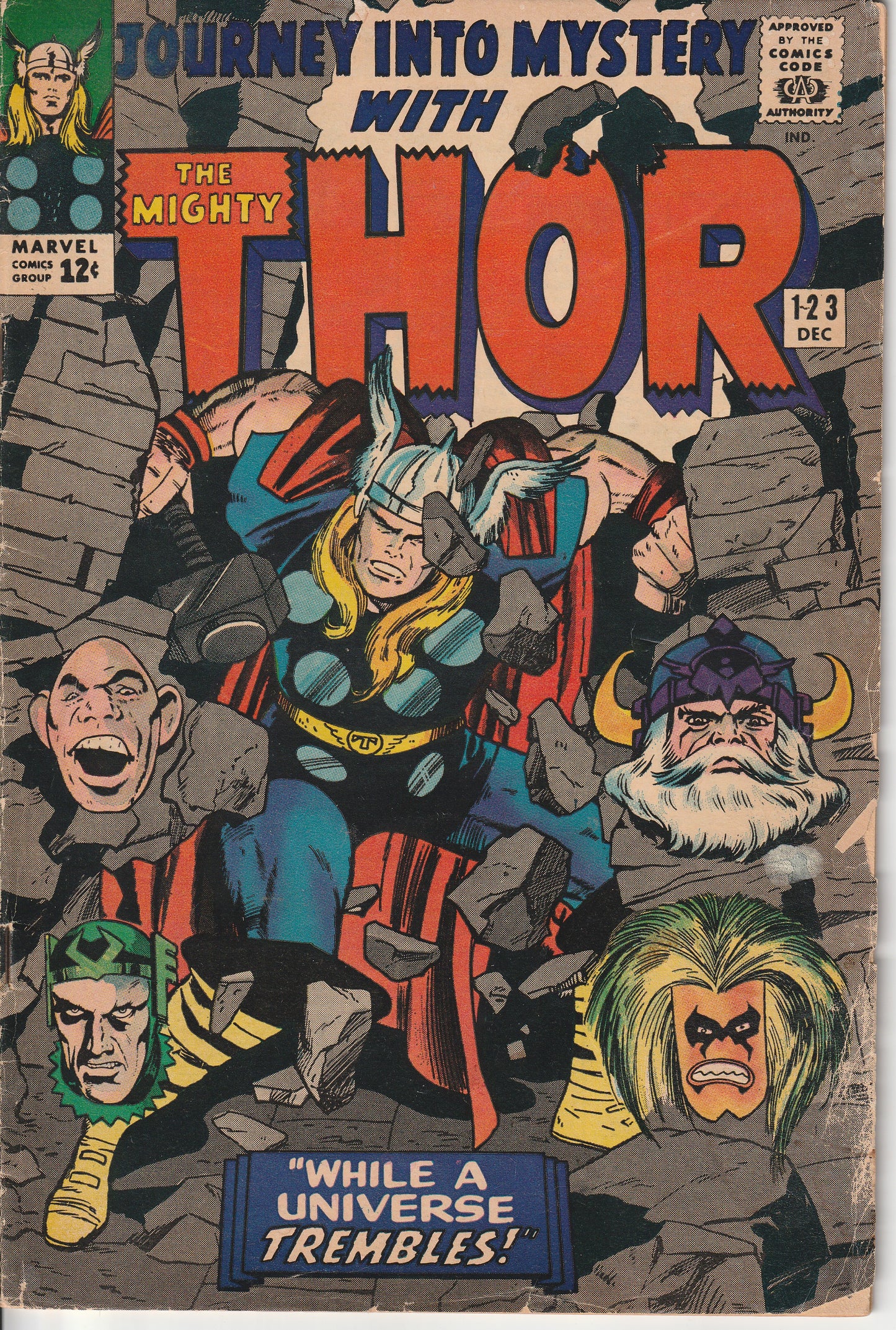 JOURNEY INTO MYSTERY WITH THOR #123 - MARVEL COMICS - DEC 1965