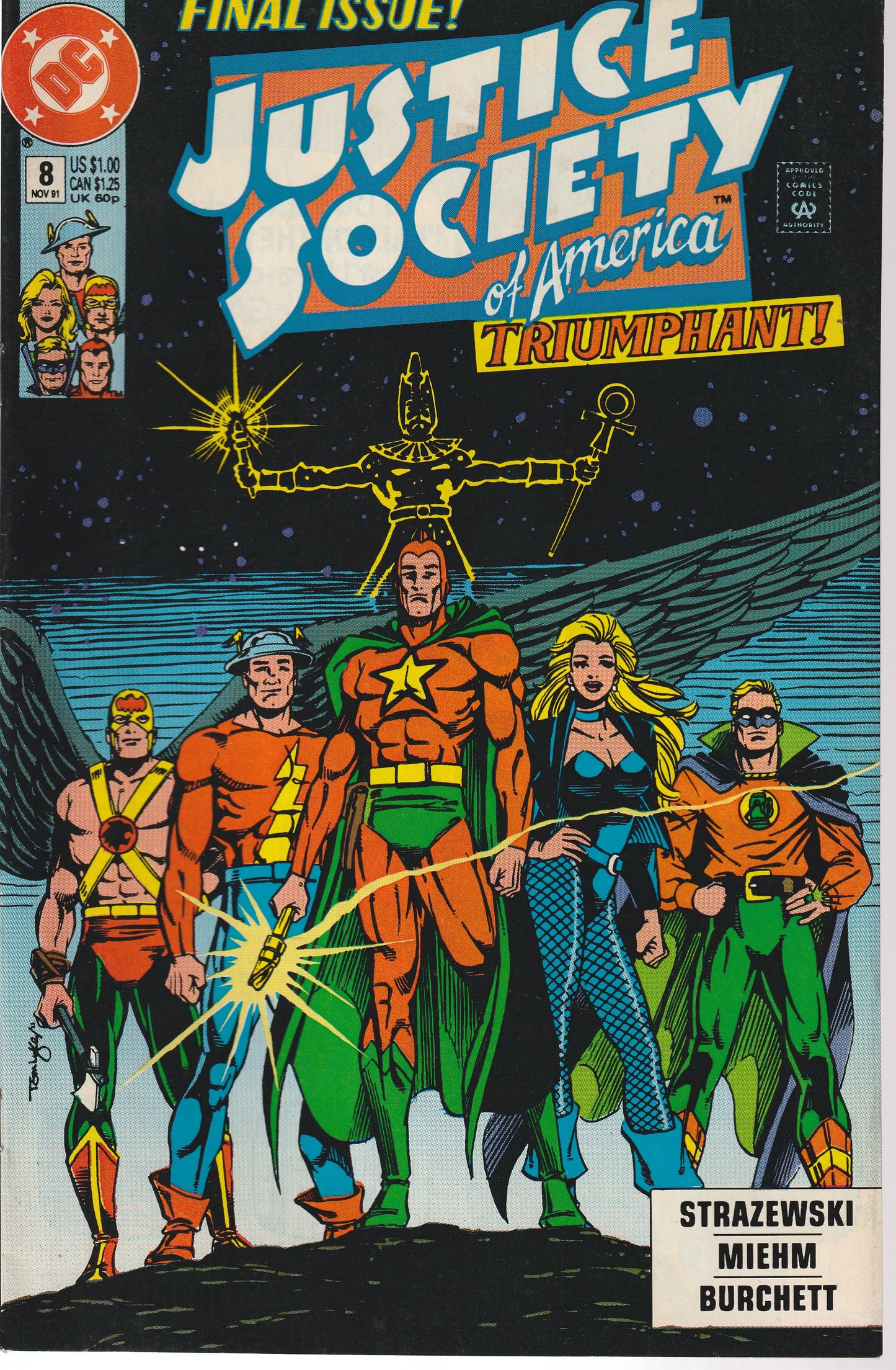 JUSTICE SOCIETY OF AMERICA #1-8 * DC COMICS - FEB 1991