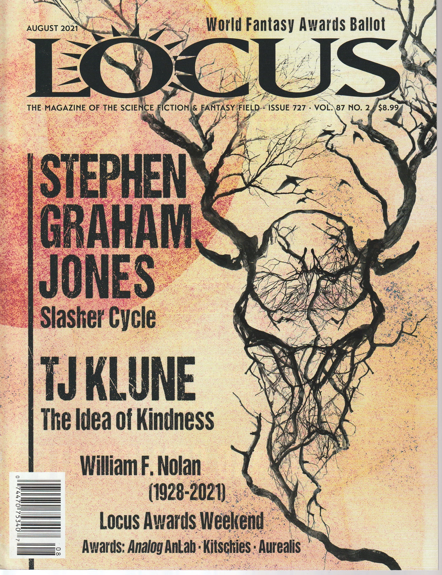 LOCUS : THE MAGAZINE OF THE SCIENCE FICTION & FANTASY FIELD #727 - AUG 2021