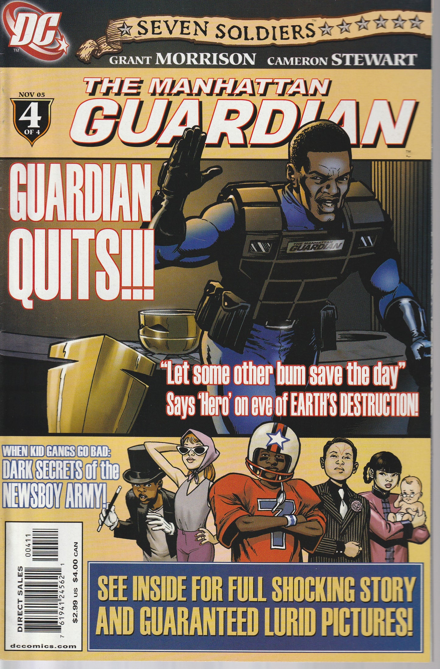 SEVEN SOLDIERS - THE MANHATTEN GUARDIAN 1-4 * COMPLETE SET