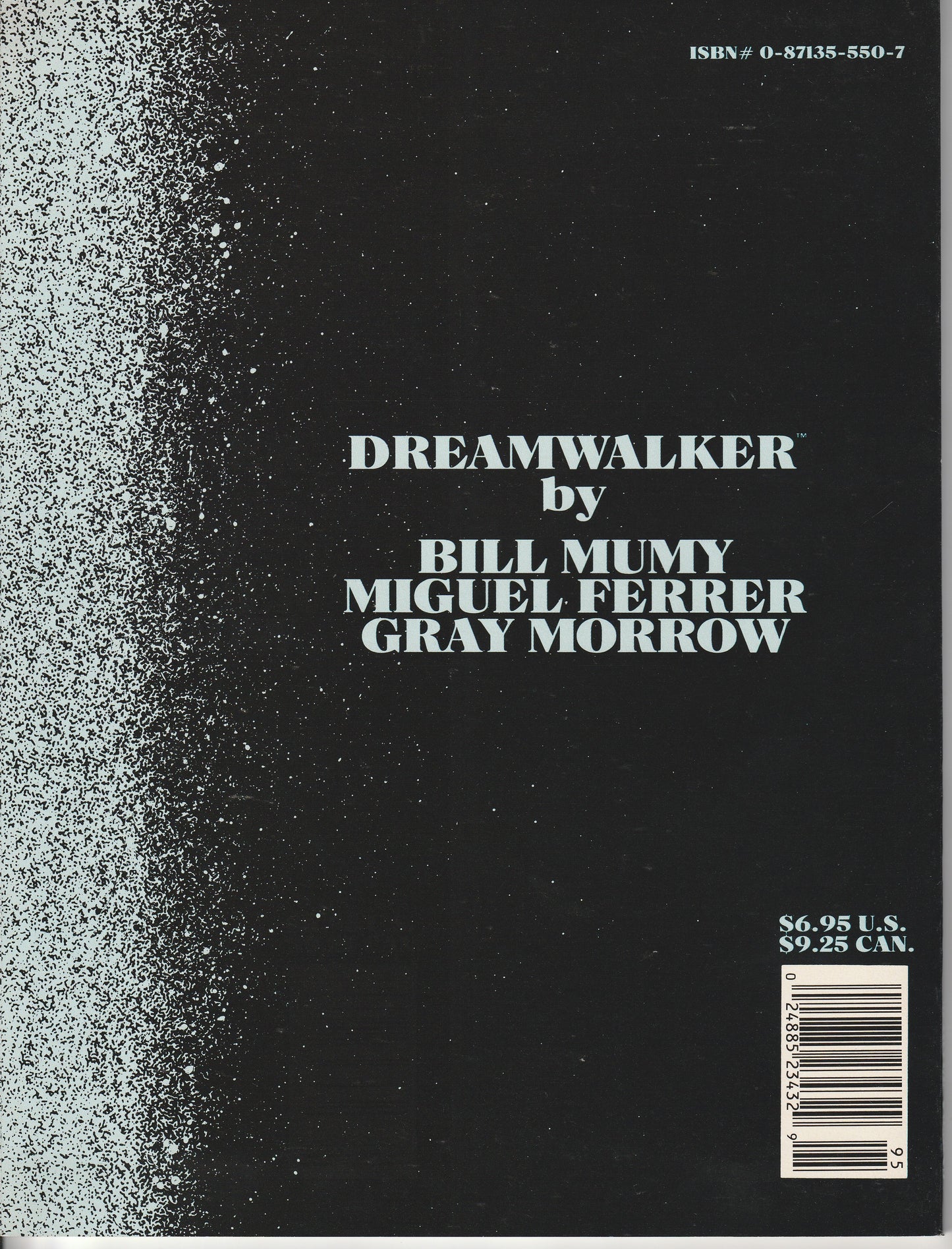 MARVEL GRAPHIC NOVEL : DREAMWALKER - JAN 1989 (FIRST PRINT)