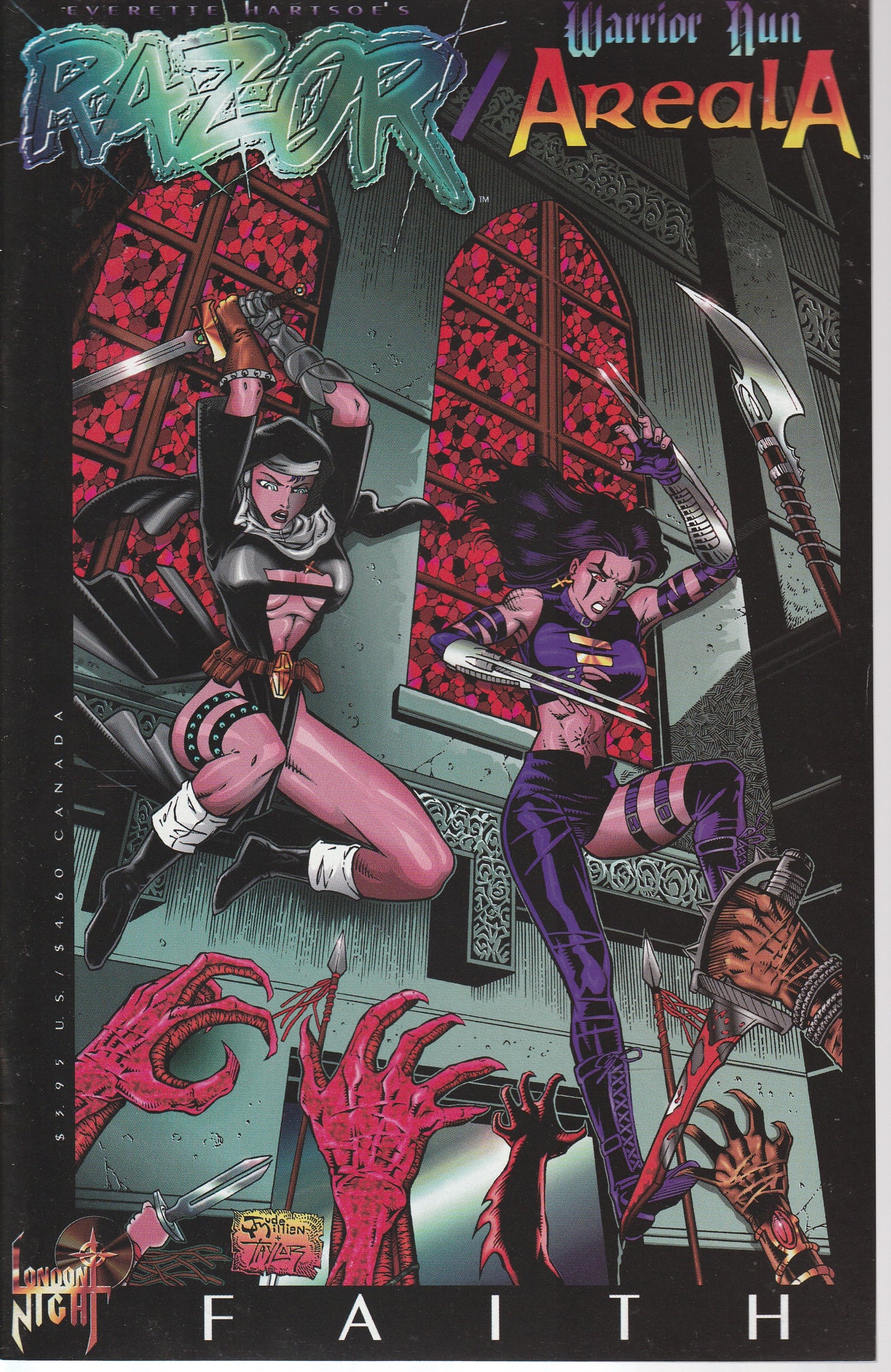 RAZOR / WARRIOR NUN AREALA : FAITH #1