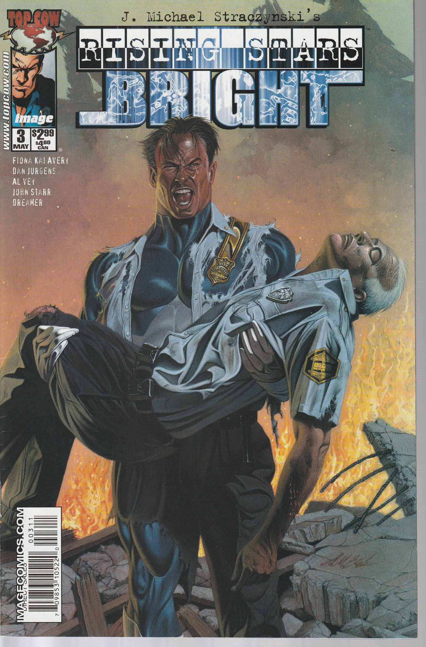 RISING STARS : BRIGHT 1-3 * COMPLETE SET * IMAGE/TOP COW 2003