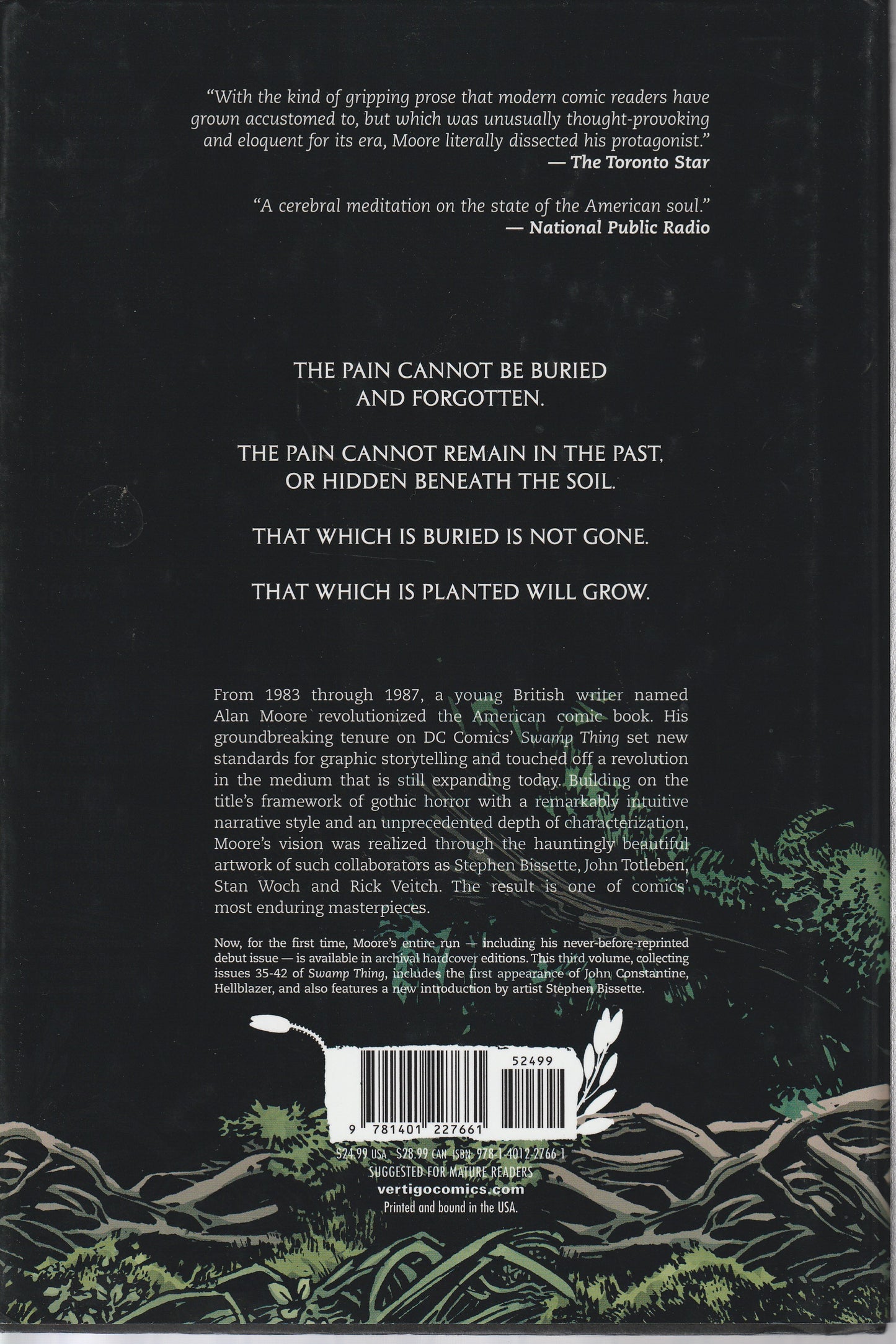 SAGA OF THE SWAMP THING BOOK 3 HARDCOVER - ALAN MOORE