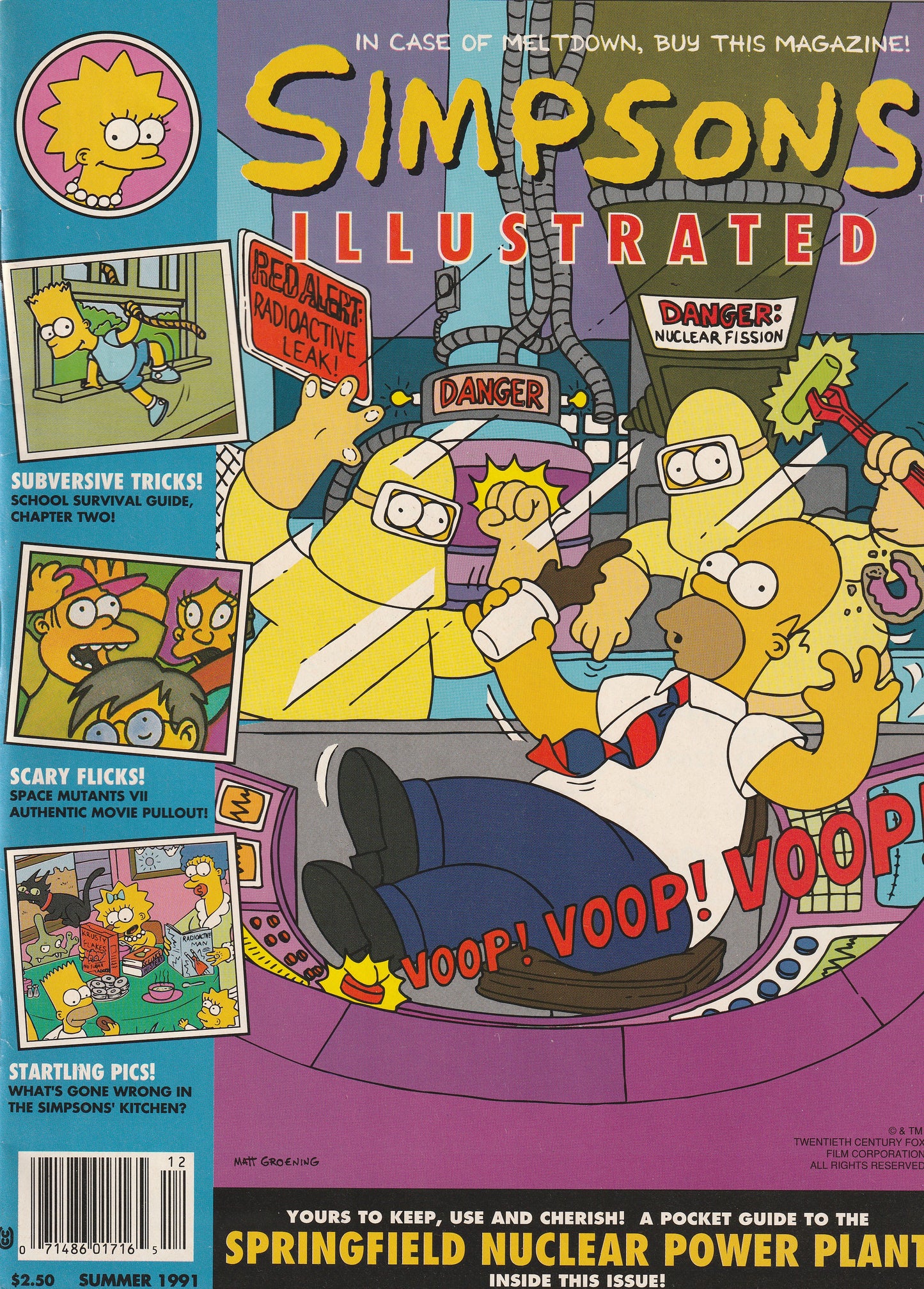 SIMPSONS ILLUSTRATED MAGAZINE #2 || WELSH PUBLISHING GROUP || JUN 1991