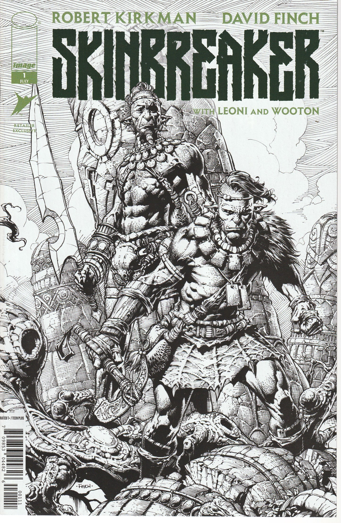 SKINBREAKER #1 RETAILER ASHCAN * ROBERT KIRKMAN/DAVID FINCH