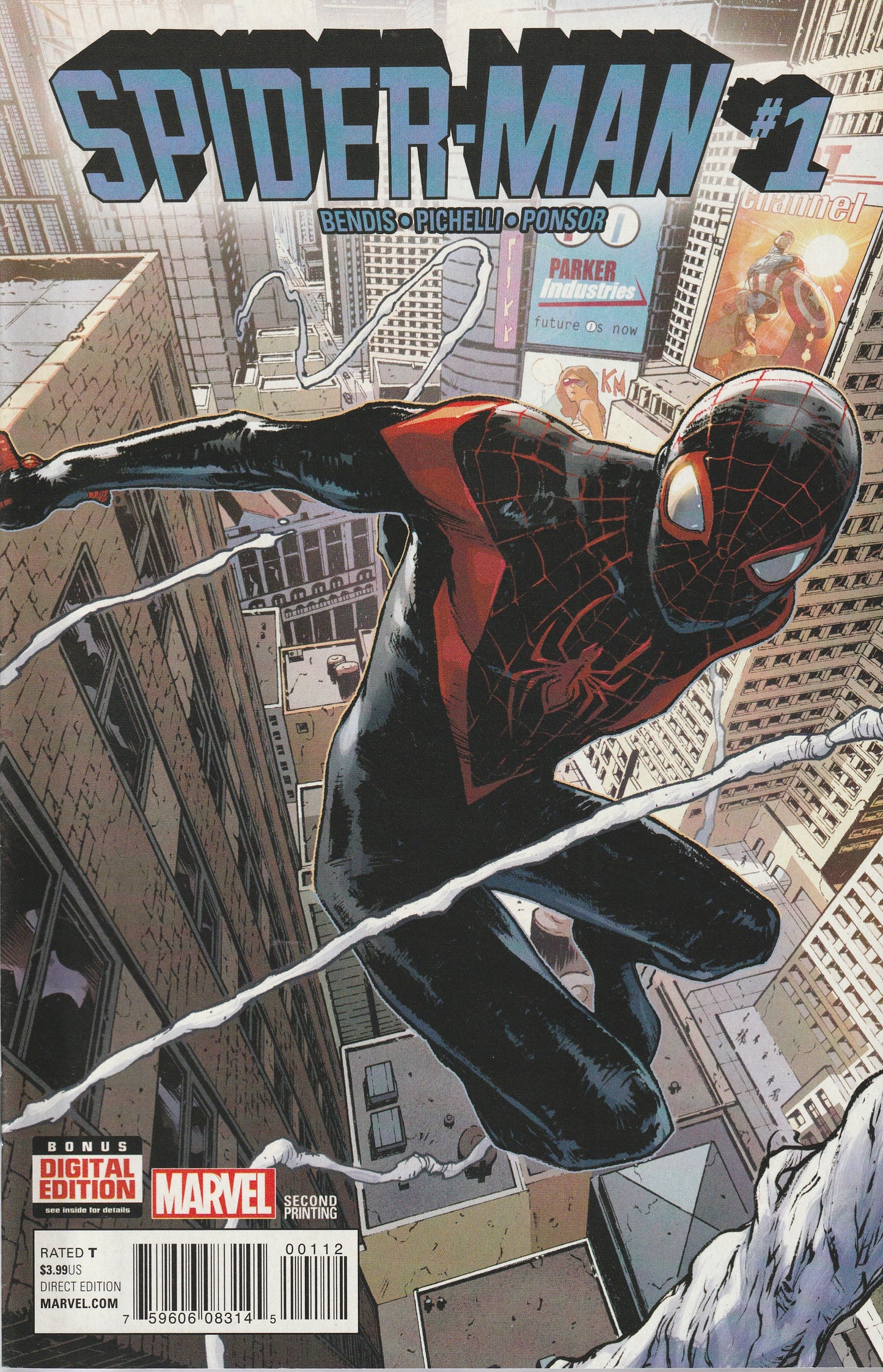 SPIDER-MAN #1 - MARVEL COMICS - MAR 9 2016