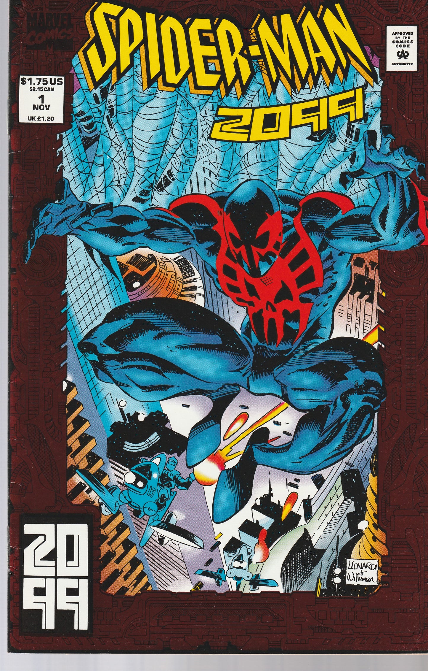 SPIDER-MAN 2099 #1 || MARVEL COMICS || NOV 1992 || (7.5-8.0)