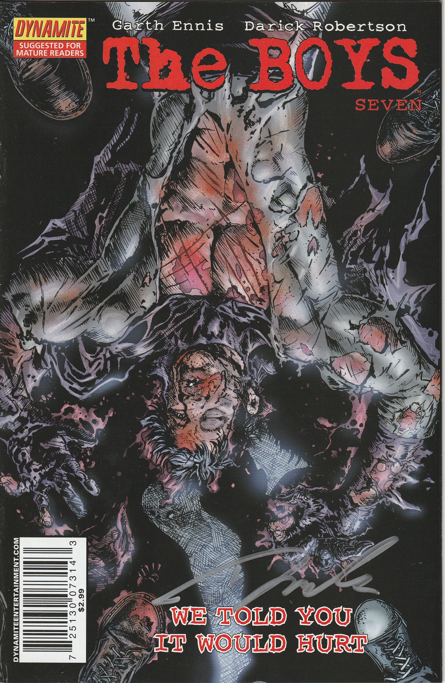 THE BOYS #7 * SIGNED BY DARICK ROBERTSON